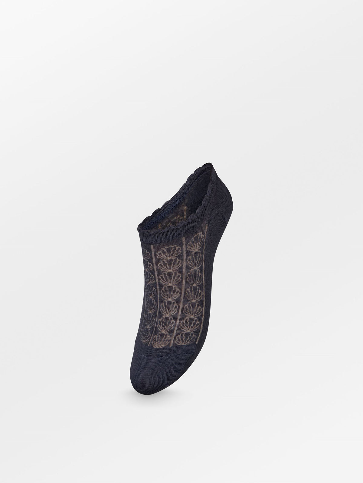 Becksöndergaard, Pointelle Cotta Sneakie Sock - Blue Nights, socks