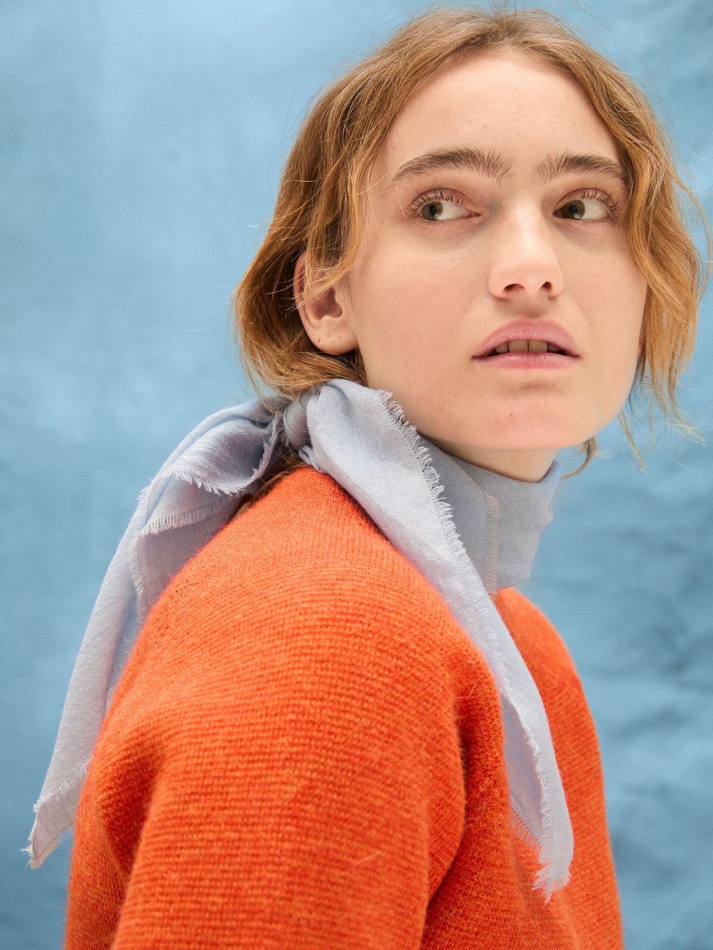 Becksöndergaard, Cashma Small Scarf - Kentucky Blue, scarves, archive, scarves, archive, scarves, scarves, scarves, scarves, gifts, black week, black week