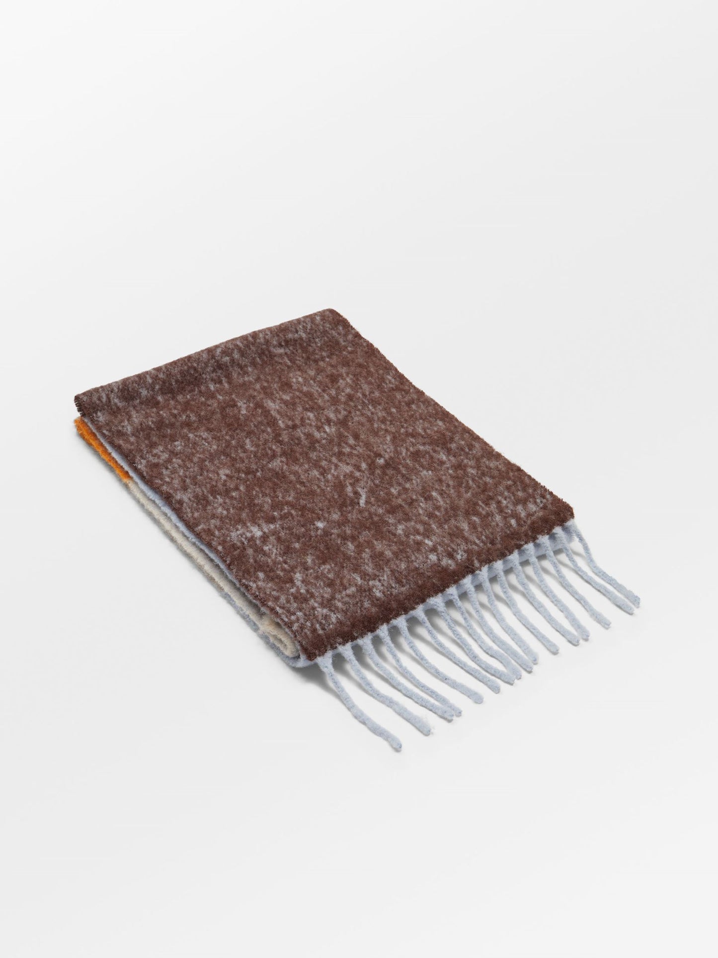 Becksöndergaard, Striped Anilopa Scarf - Tomato Orange, scarves, archive, scarves, archive, scarves, black week, black week