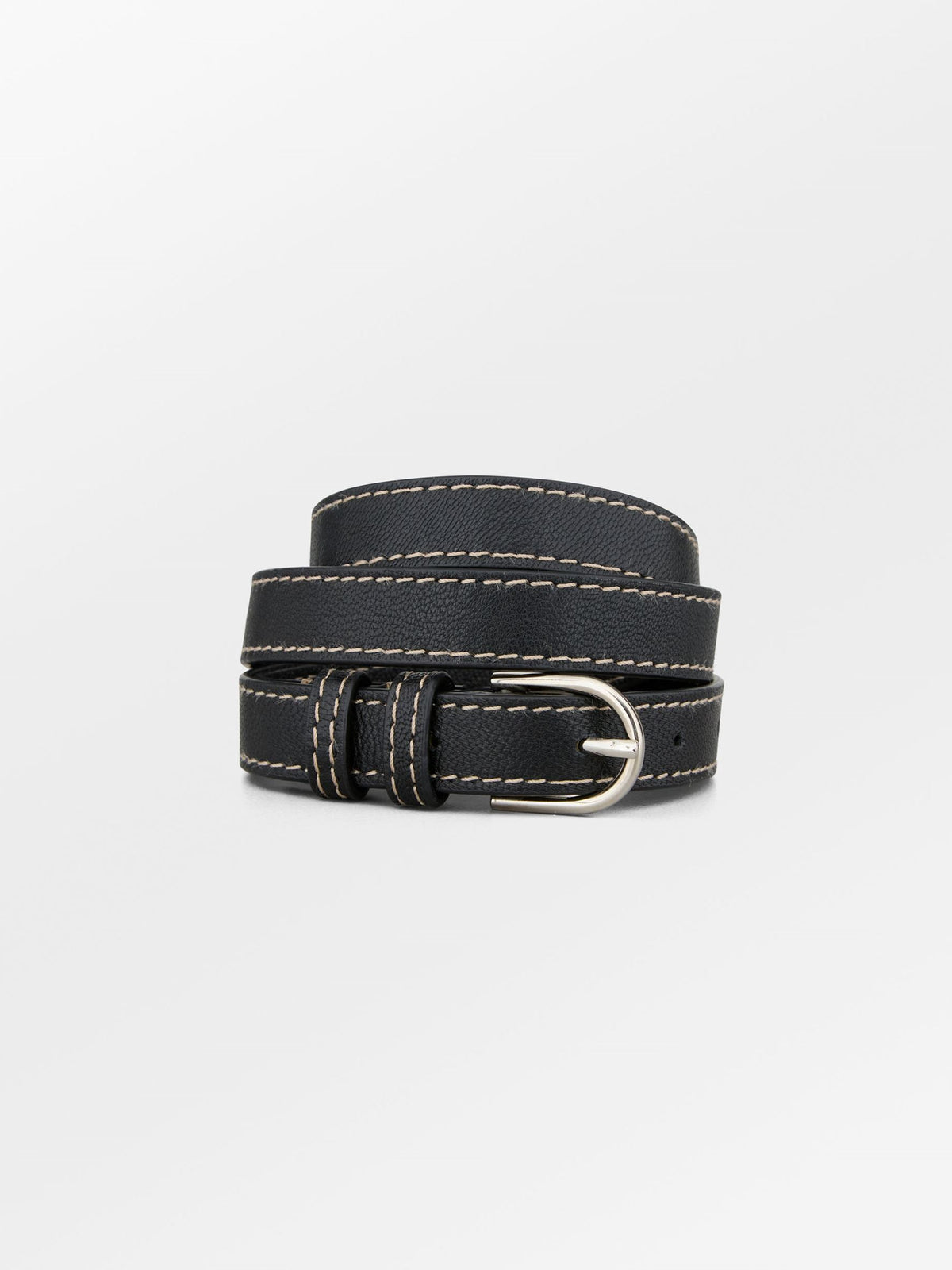 Becksöndergaard, Nappa Zoe Belt - Black, accessories