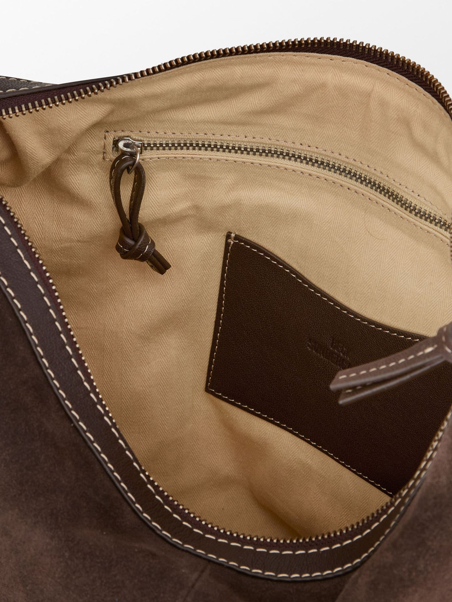 Becksöndergaard, Suede Ginni Large Bag - Chocolate Torte, bags, bags, sale, sale, bags, bags, noos, bags, bags, bags, black week, black week, noos