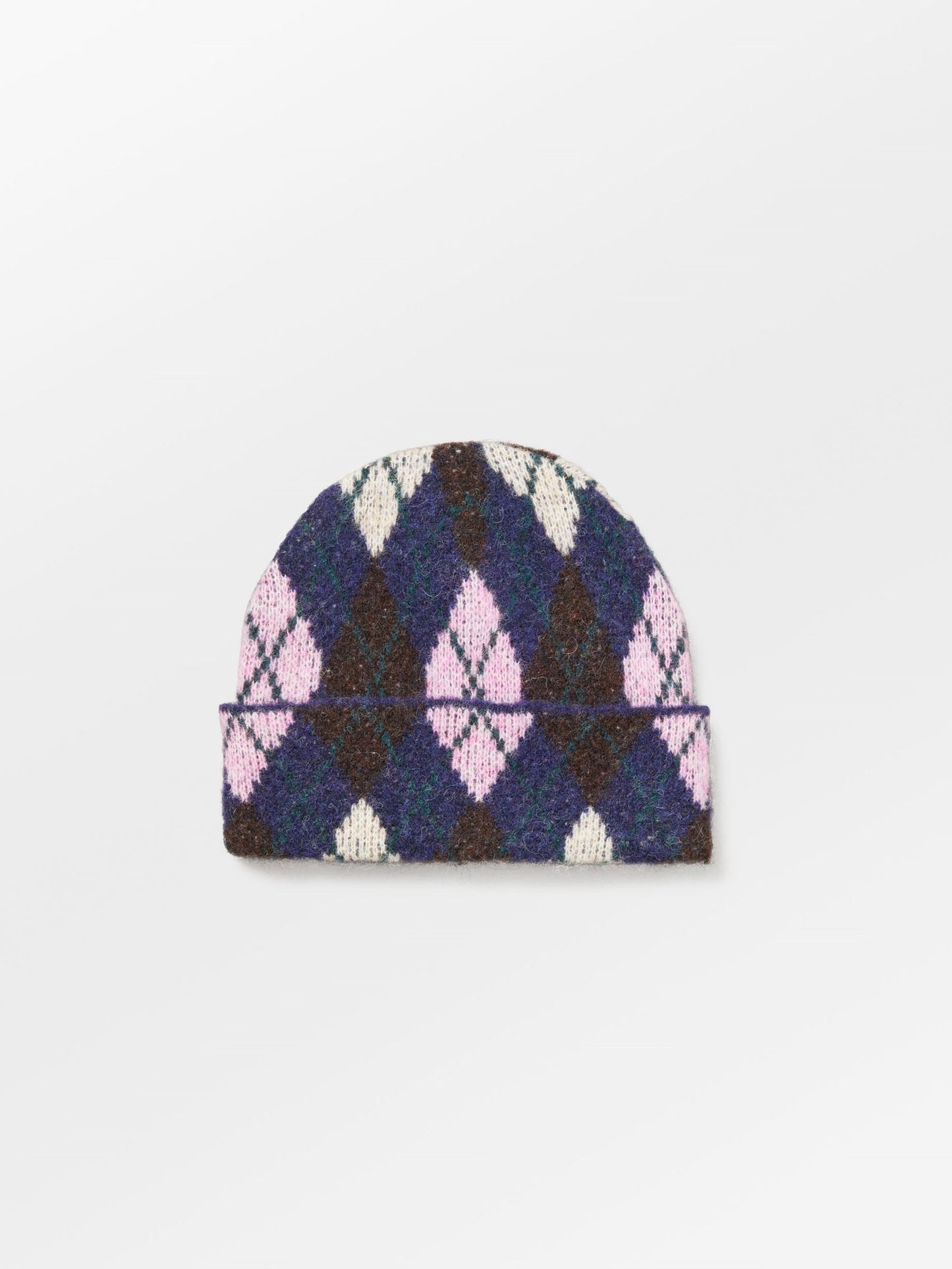 Argyle Wool Beanie OneSize Becksöndergaard.dk