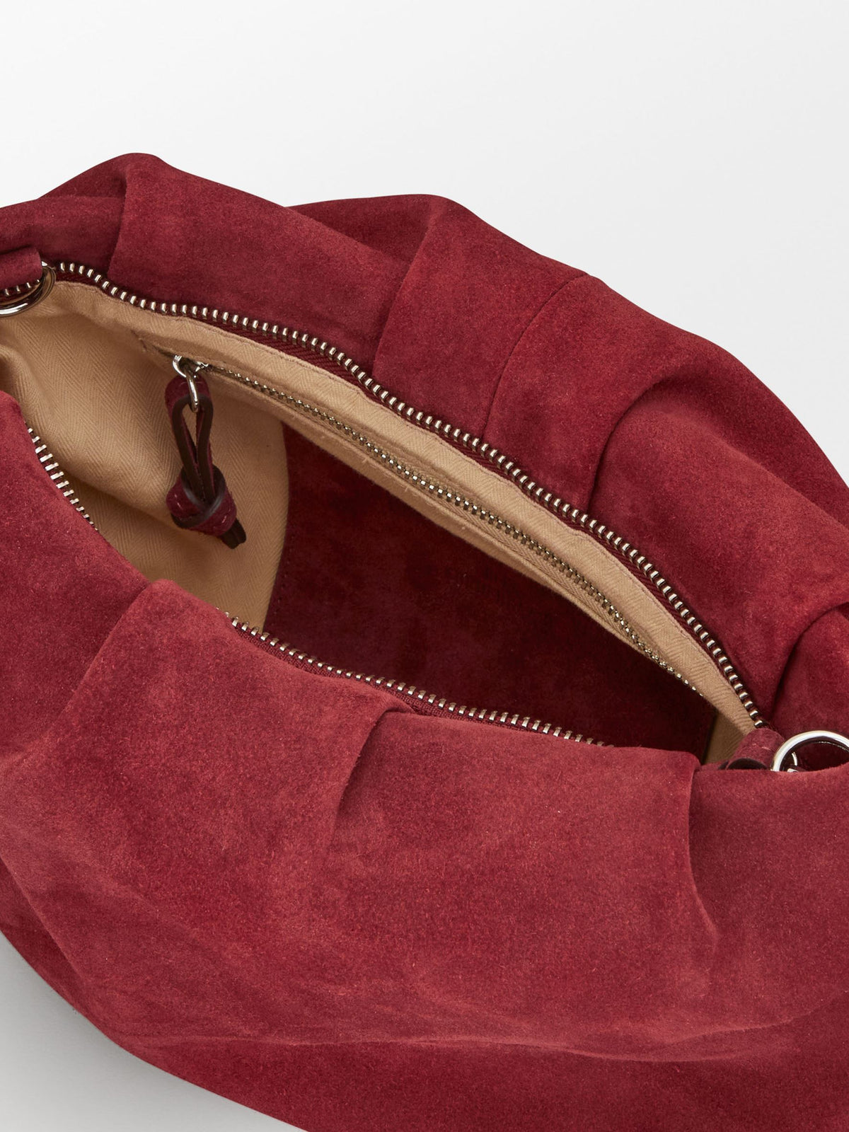 Becksöndergaard, Suede Small Clutch Bag - Rosewood, spring summer 2027x
