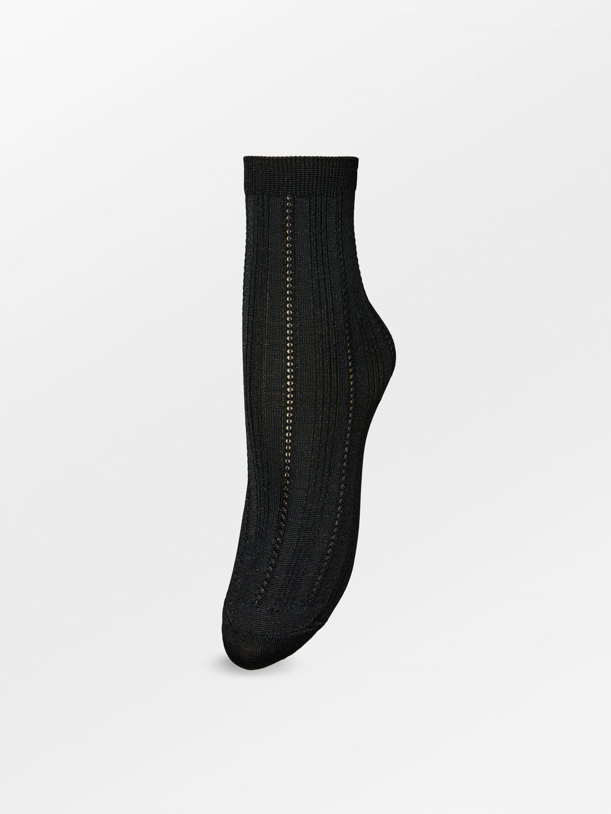 Glitter Drake Strømpe - Sort Socks Becksöndergaard.dk