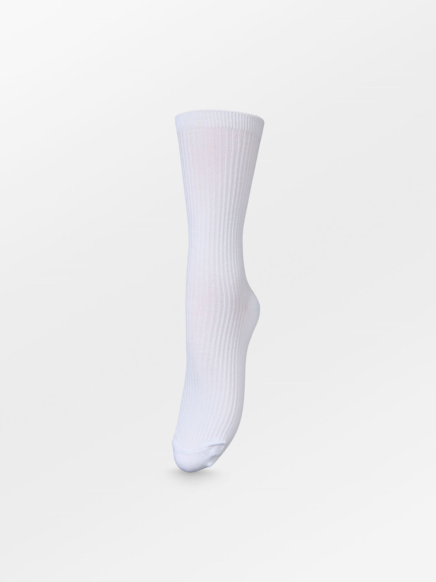 Telma Solid Strømpe - Hvid Socks Becksöndergaard.dk