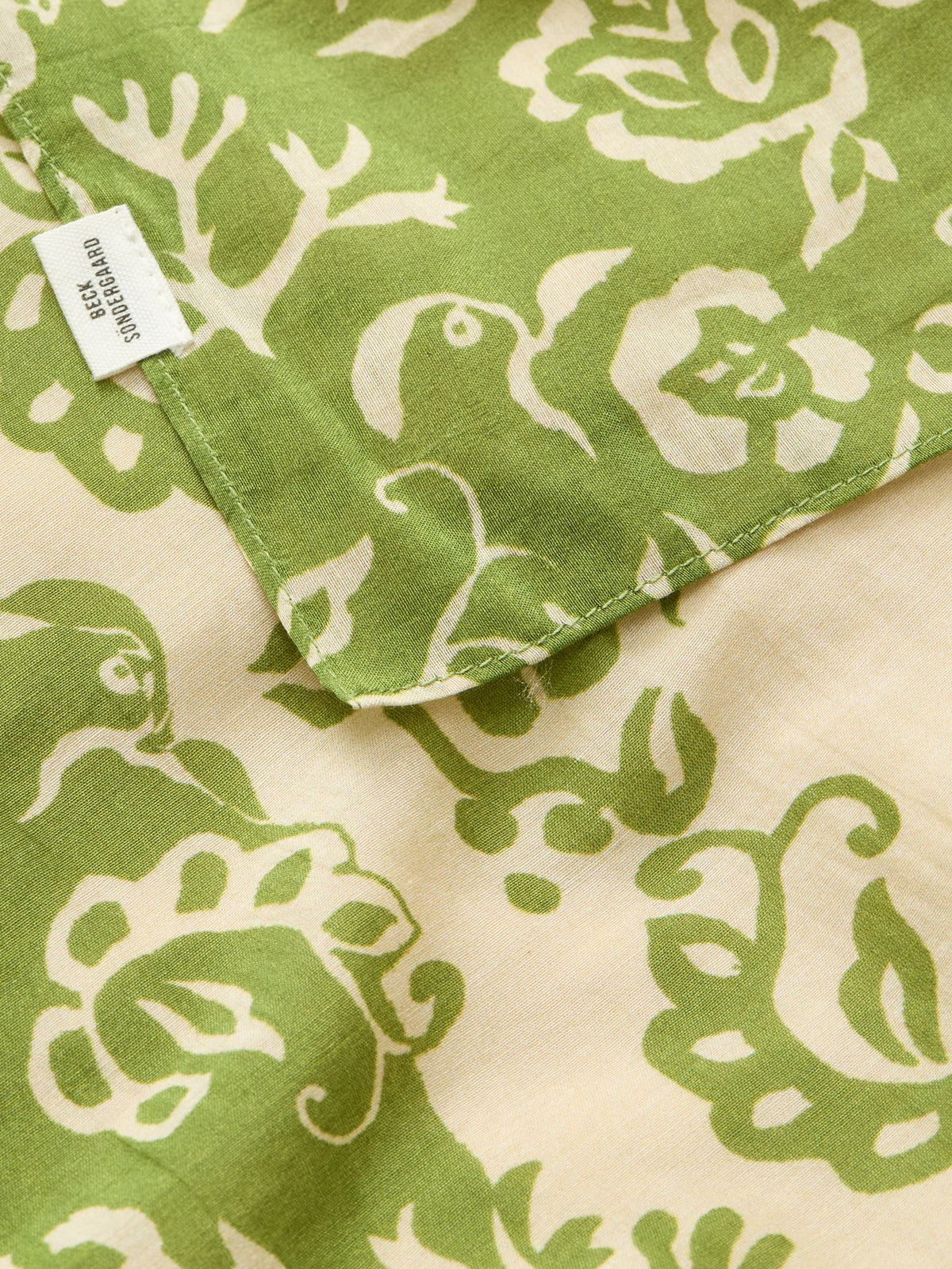 Becksöndergaard, Crofloria Sico Scarf - Grasshopper Green, scarves, scarves, mid season sale, mid season sale, scarves, scarves