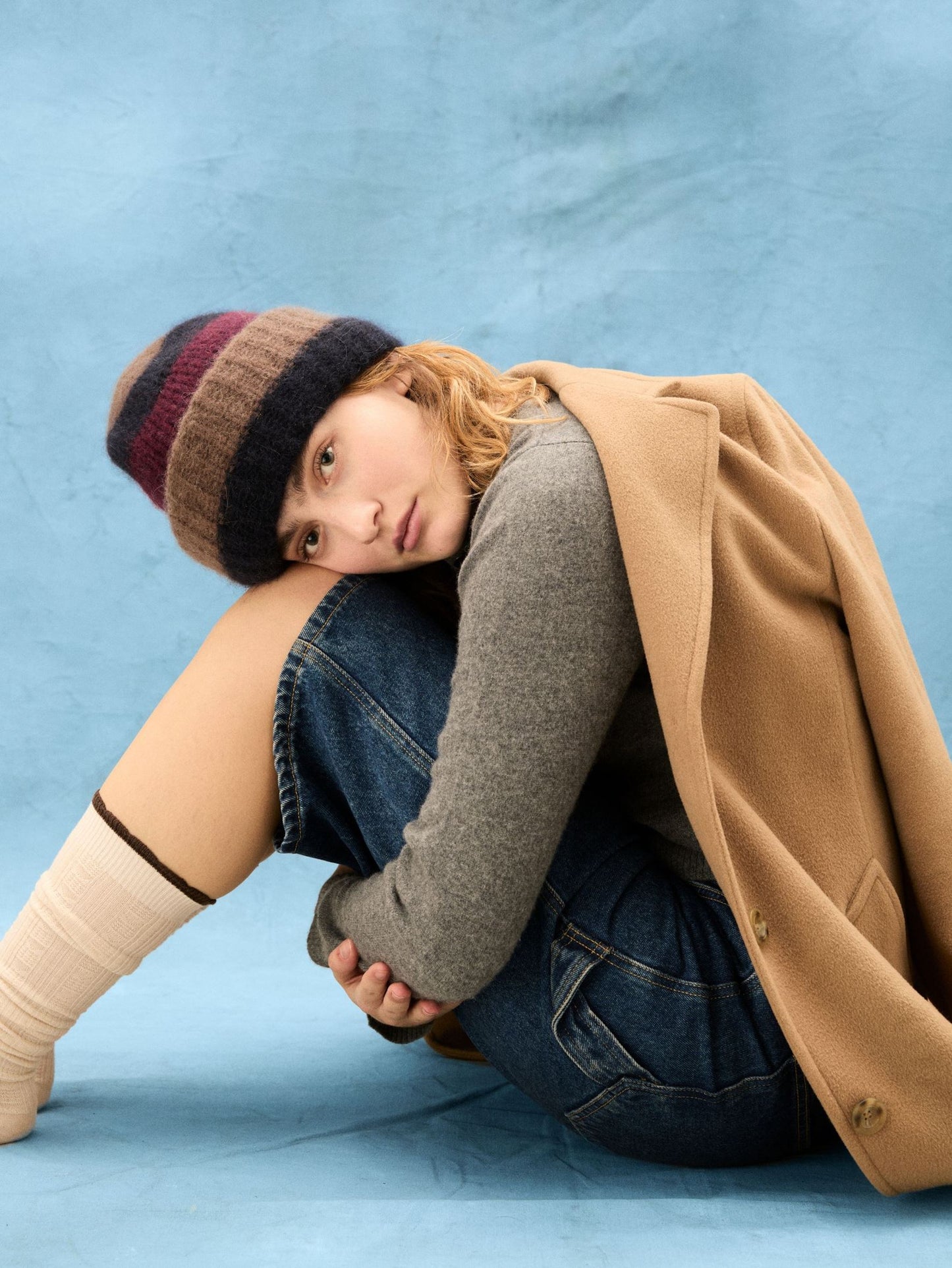 Striped Soloma Beanie OneSize Becksöndergaard.dk