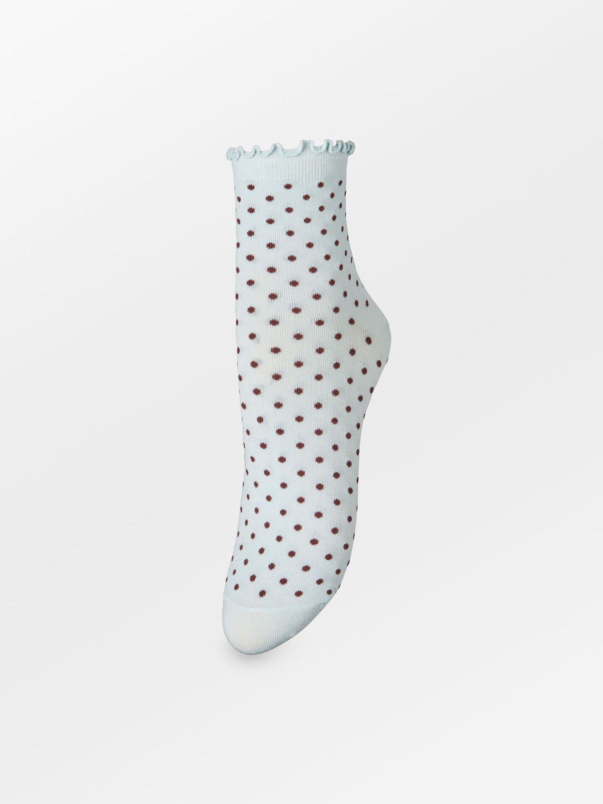 Dotted Frilla Short Sock Socks Becksöndergaard.dk