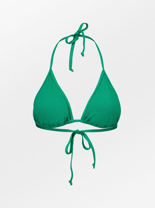 Becksöndergaard, Shobi Bel Bikini Top - Grøn - Pepper Green, swimwear, swimwear