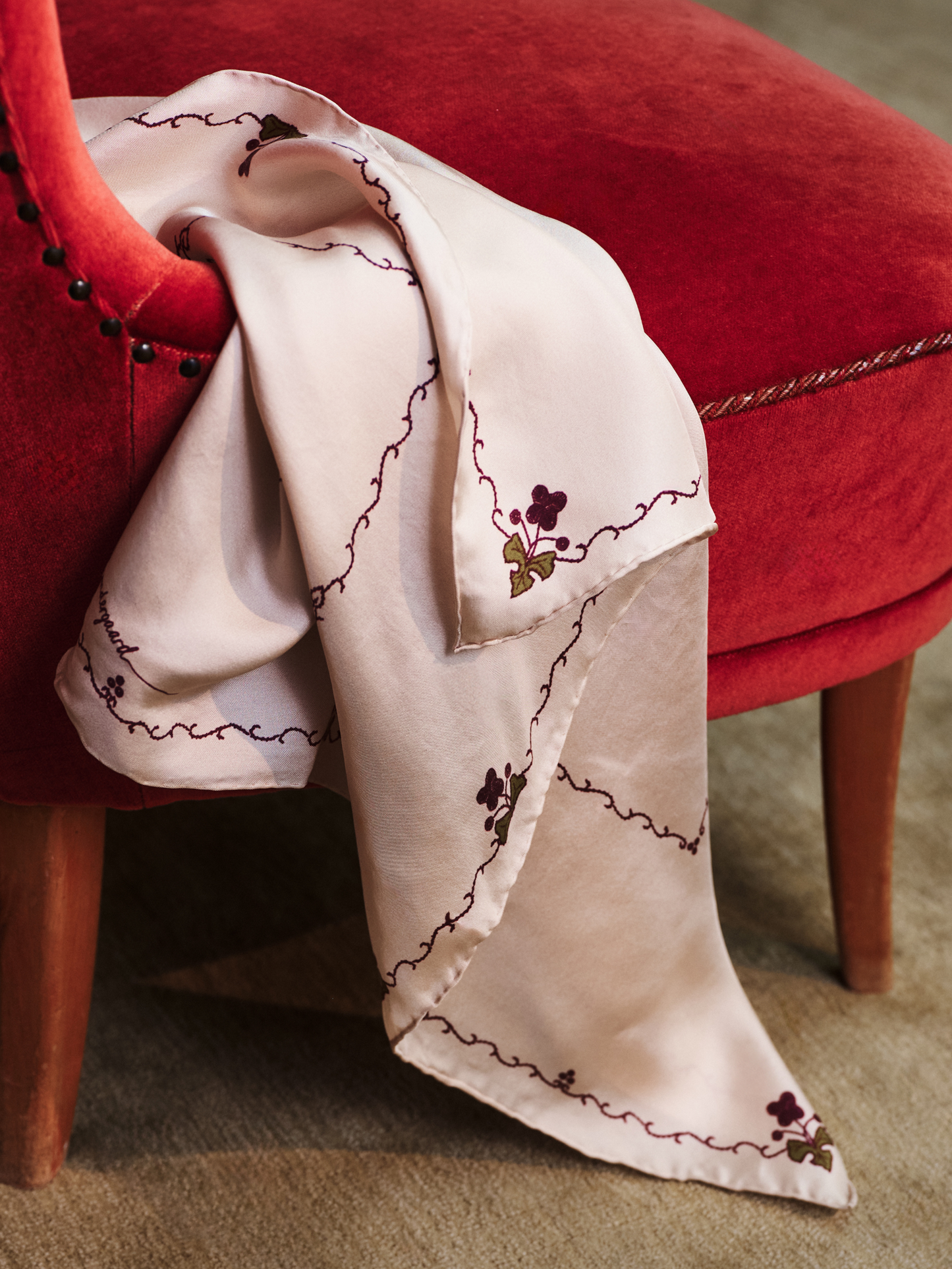 Becksöndergaard, Brodaria Sia Scarf - Birch White, scarves, scarves, scarves, scarves, black week, black week