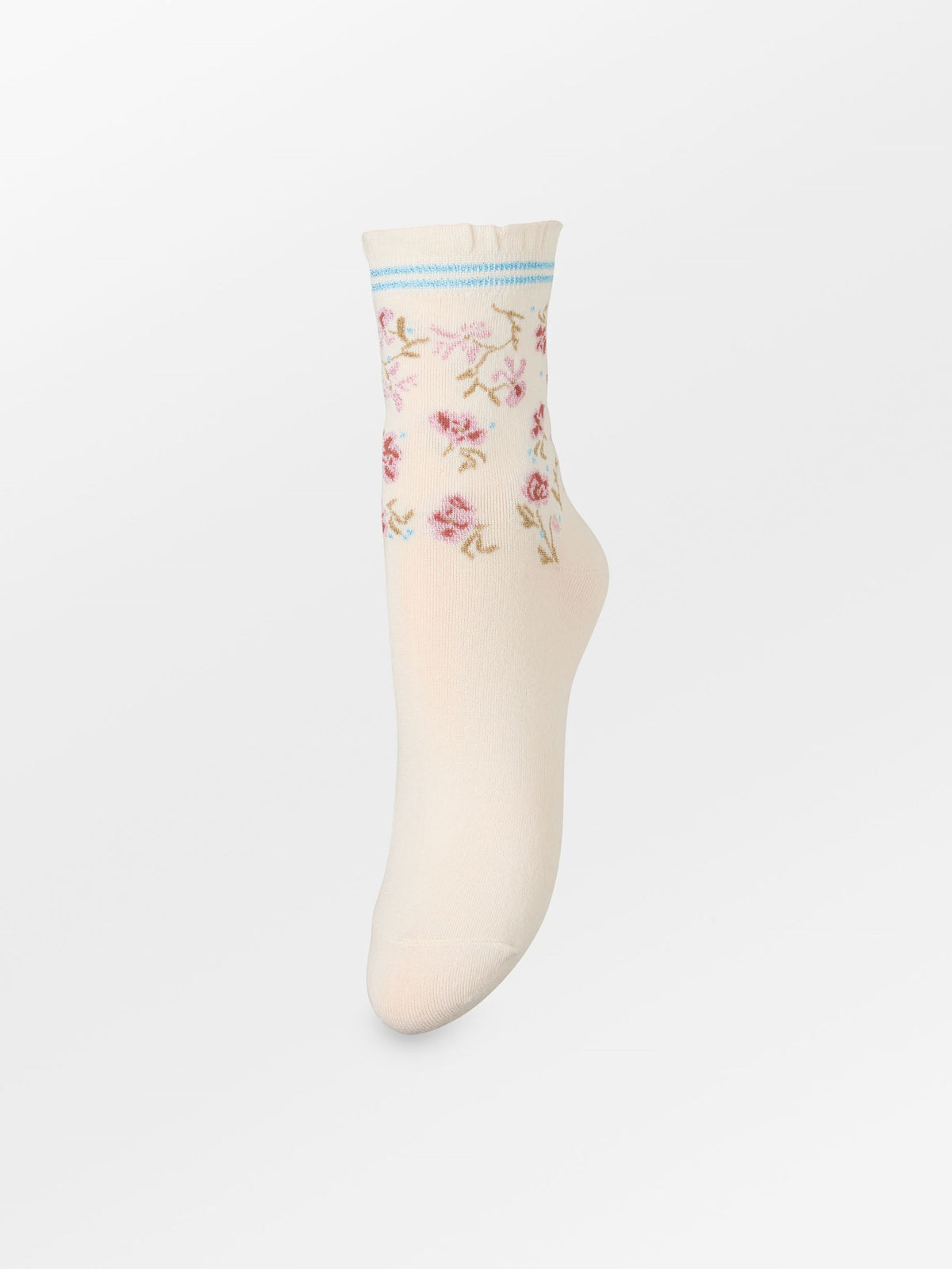 Becksöndergaard, Fleuriana Cotta Sock - Birch White, socks