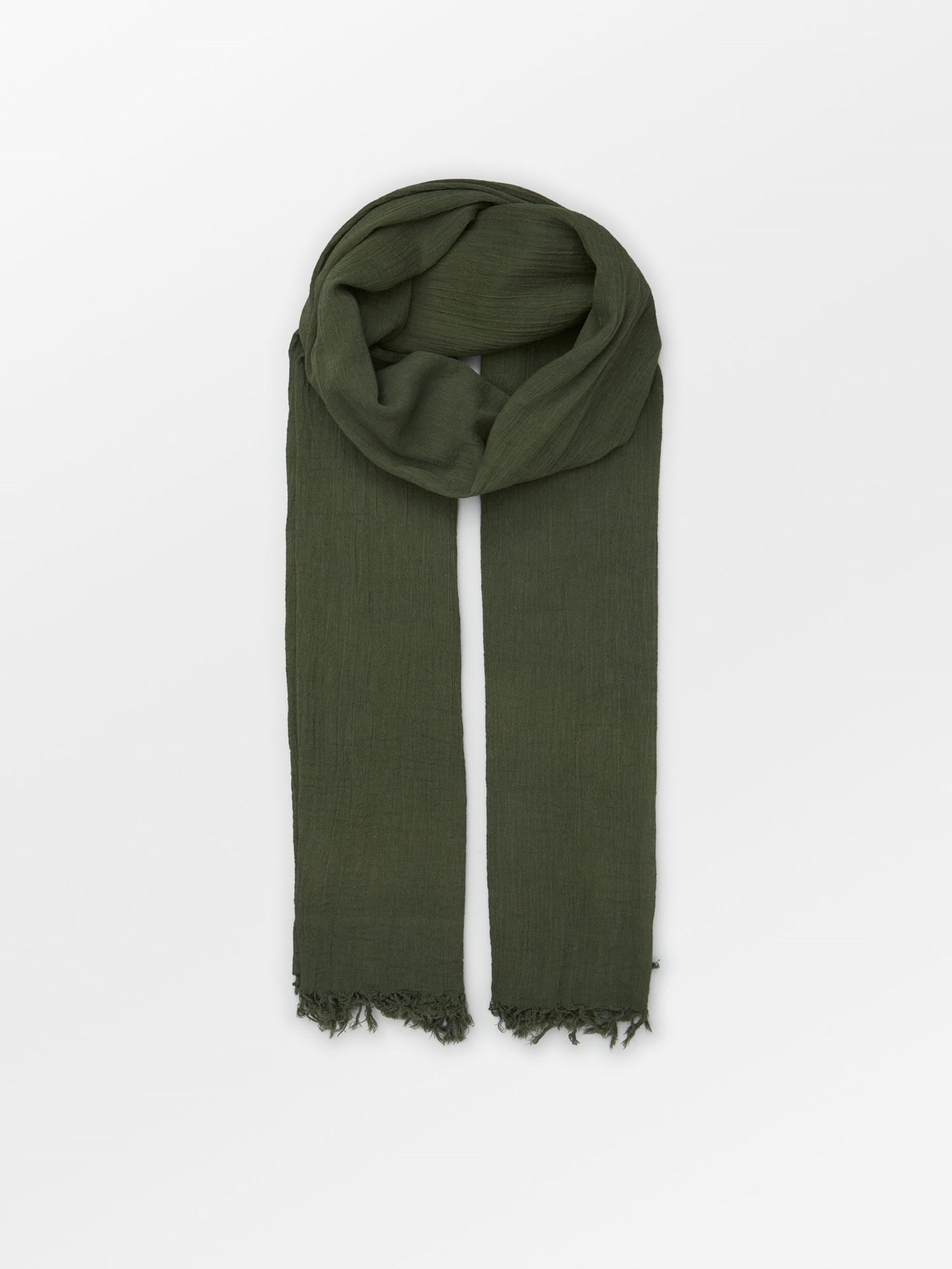 Becksöndergaard, Solid Ilona Scarf - Army, onesize