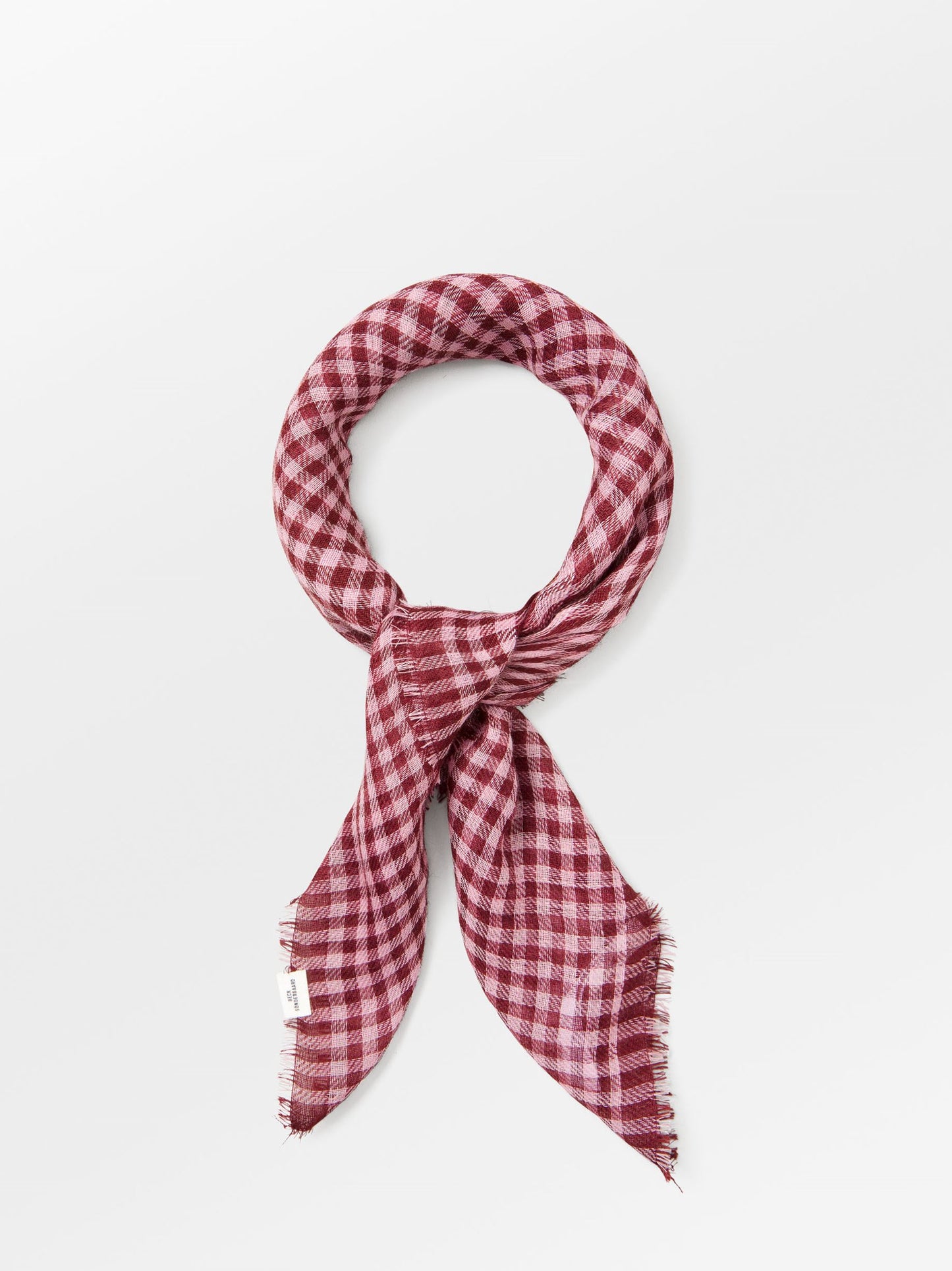 Gingham Wica Scarf OneSize Becksöndergaard.dk