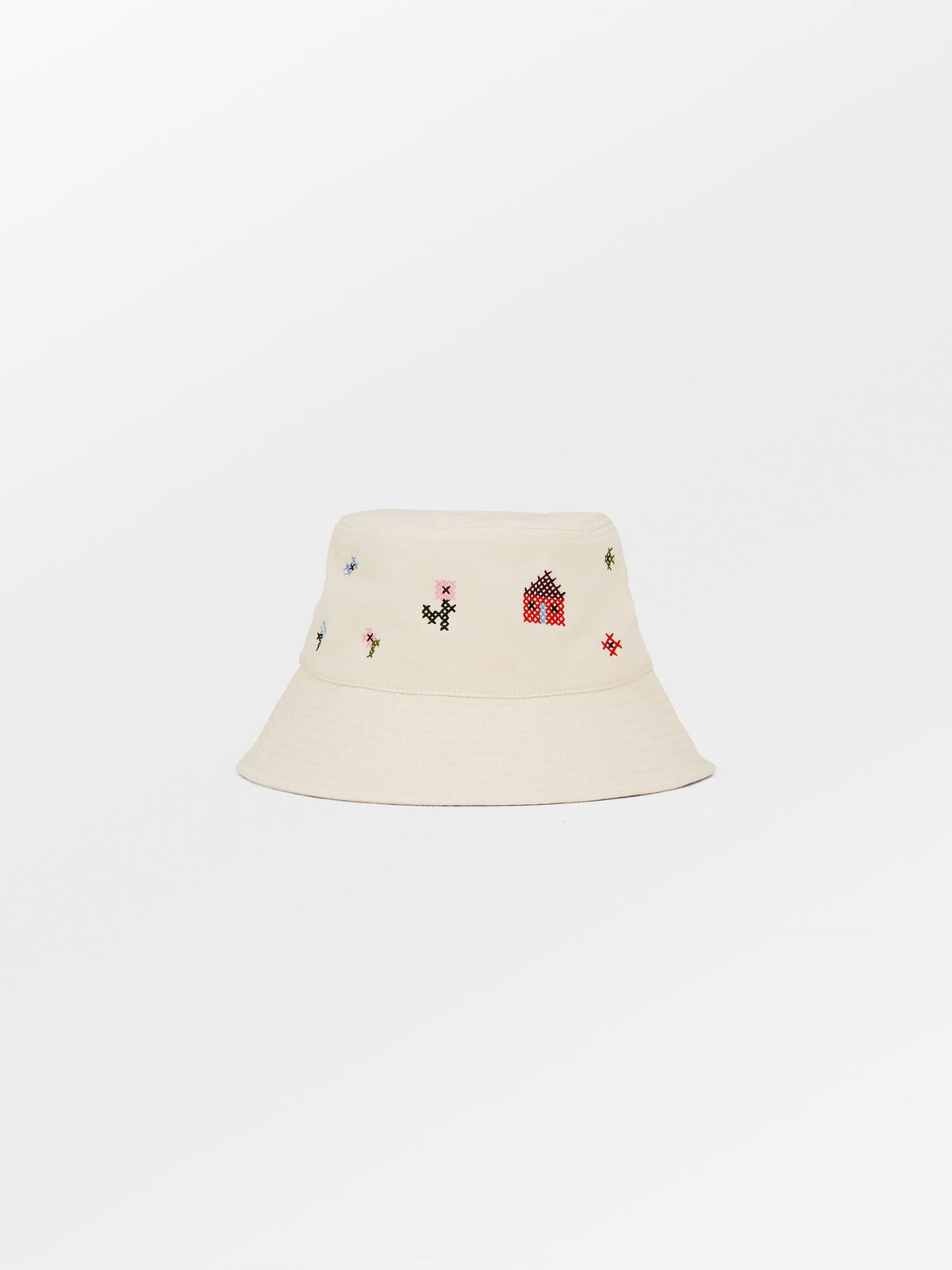 Embroidered Cotta Bucket Hat Clothing Becksöndergaard.dk