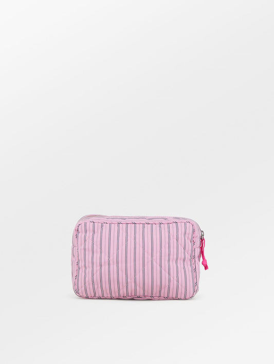 Becksöndergaard, Stripel Malin Mini Bag - Candy Pink/Navy, homewear, homewear