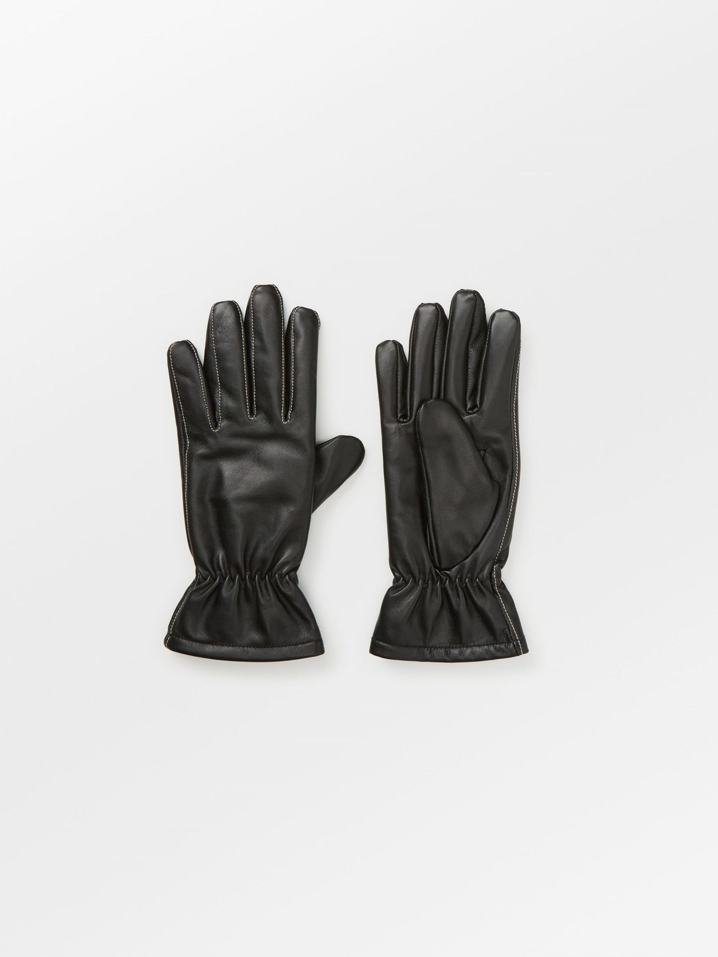 Becksöndergaard, Smooth Leather Gloves - Black, accessories, accessories, gifts, black week, black week