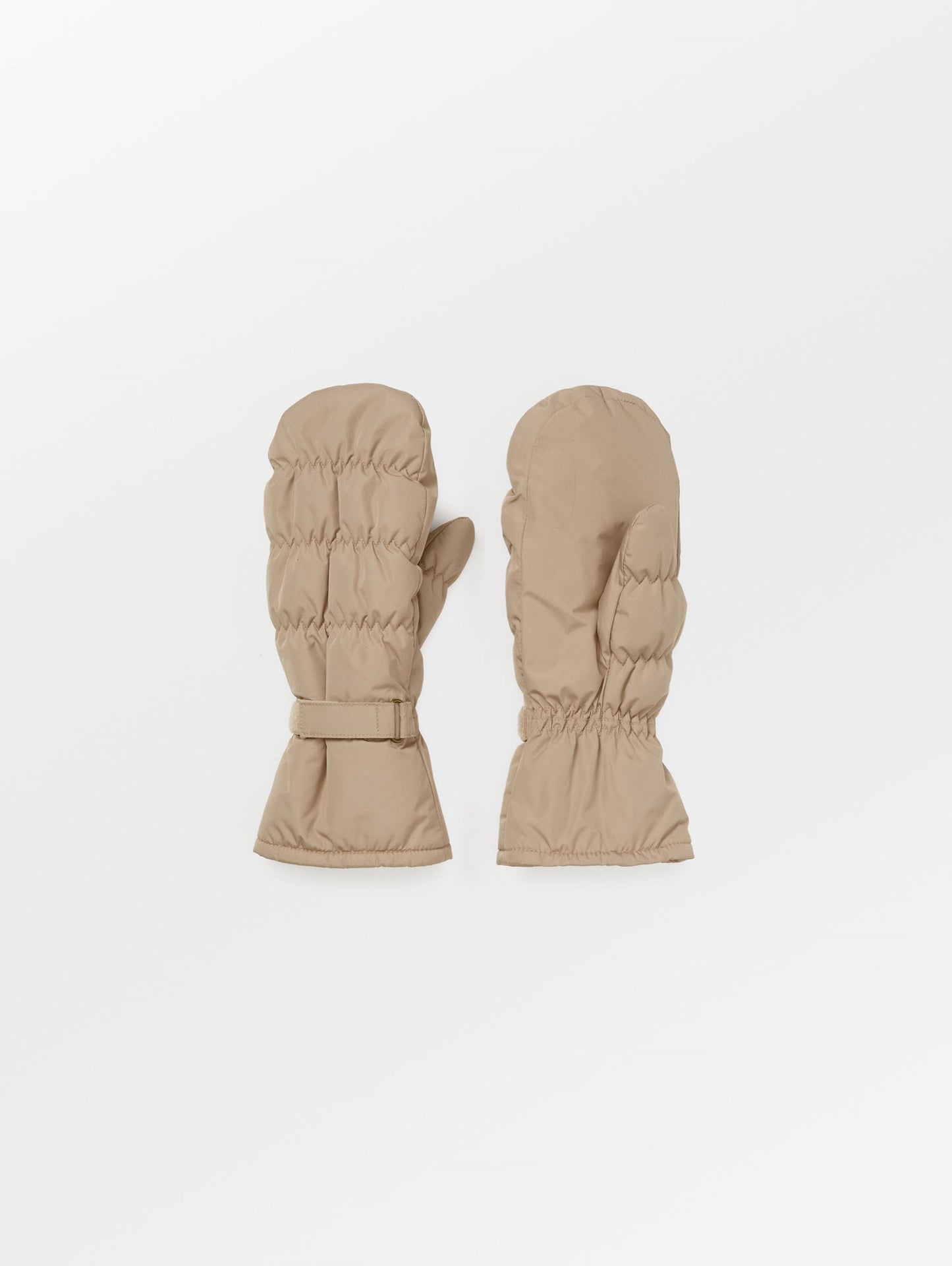 Becksöndergaard, Padded Nylona Mitten - Ginger Beige, accessories, accessories, archive, archive, winter accessories, archive, winter accessories, black week, black week