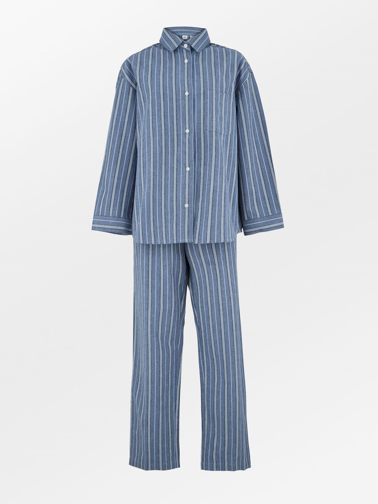 Striped Flannel Pyjamas Set Clothing Becksöndergaard.dk