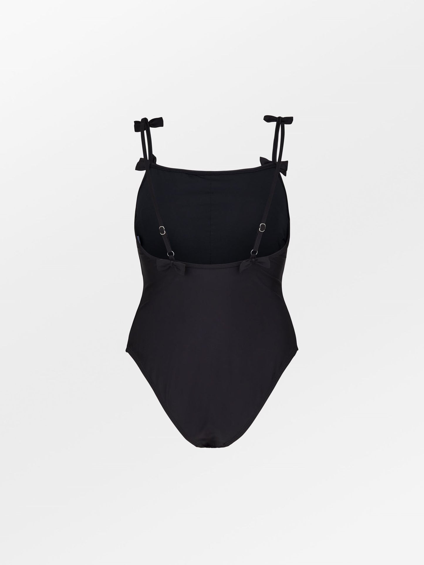 Solid Bow Euna Swimsuit - Black Clothing Becksöndergaard.dk   