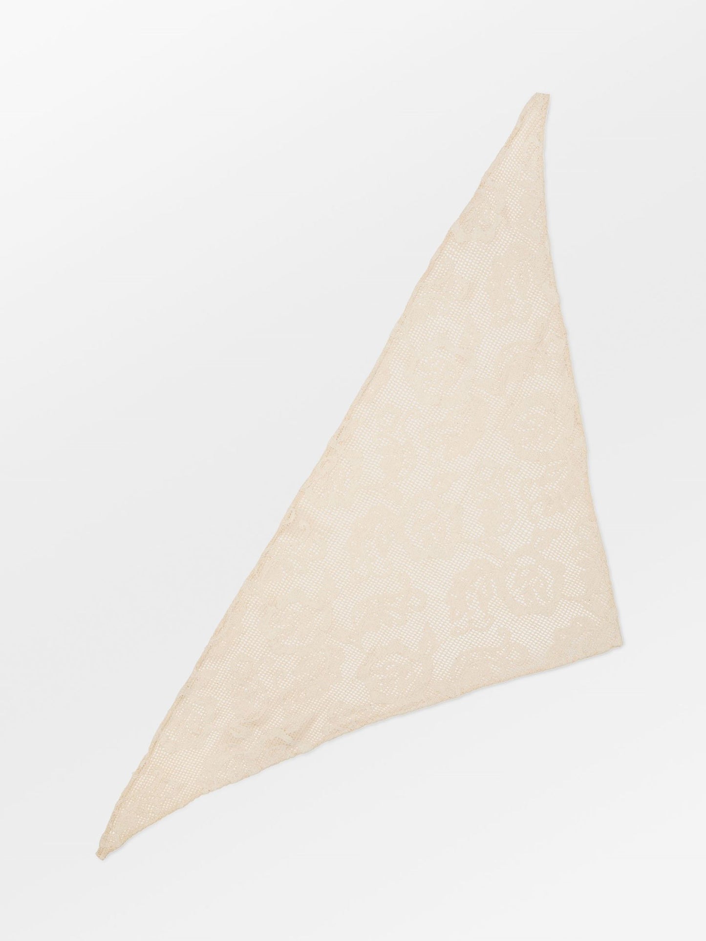 Becksöndergaard, Croflora Triangle Scarf - Birch White, scarves, scarves