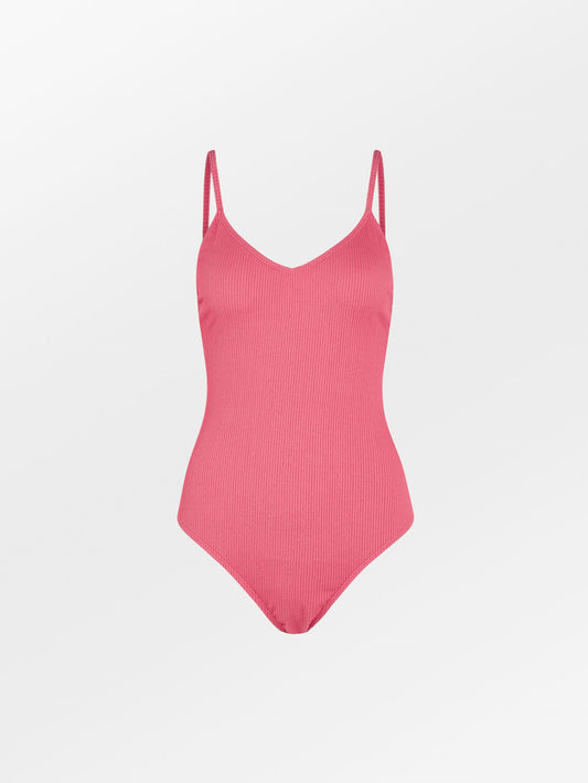 Becksöndergaard, Lyx Bea Swimsuit - Hot Pink, swimwear, swimwear