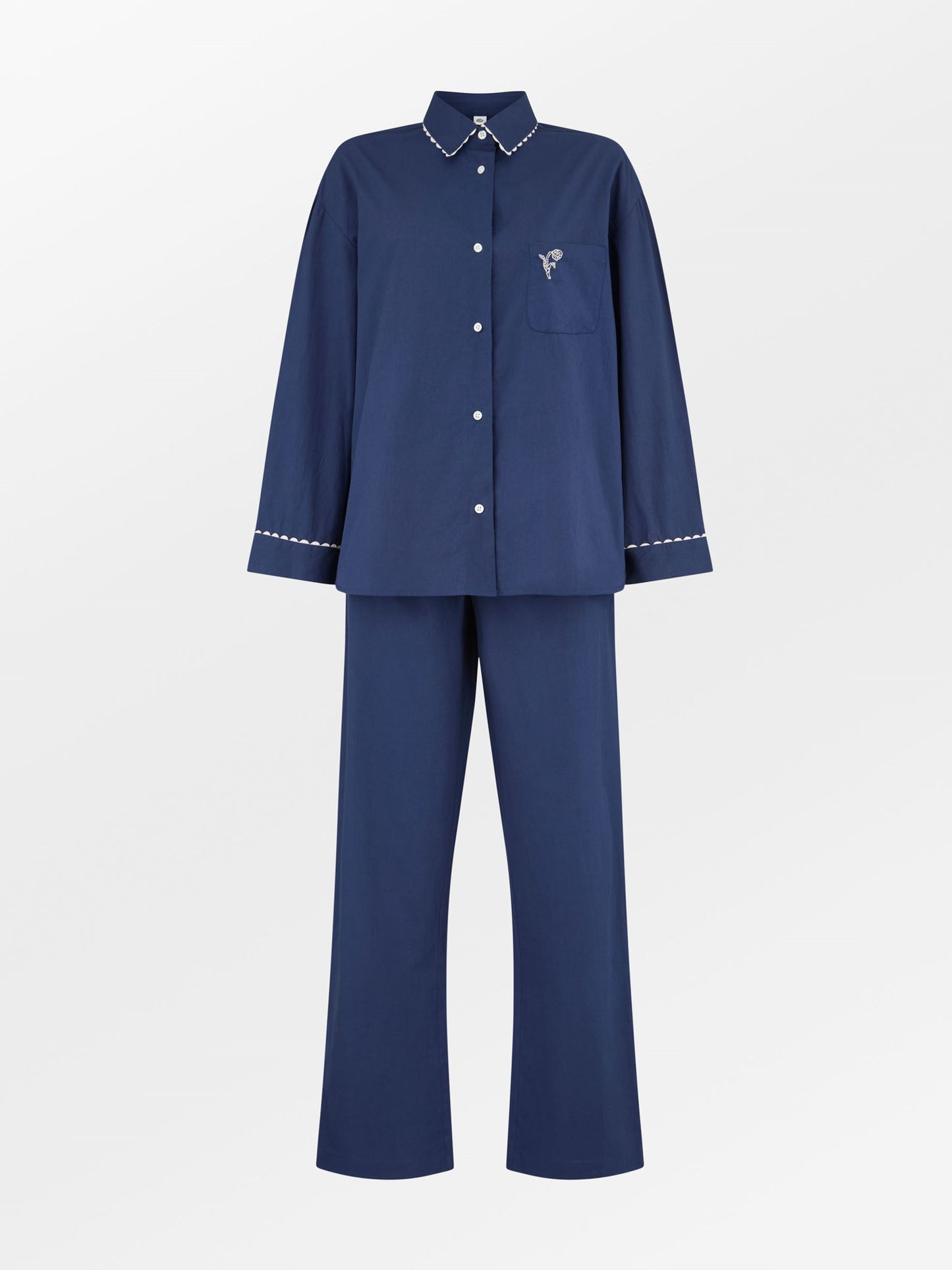 Scallop Pyjamas Pants Clothing Becksöndergaard.dk