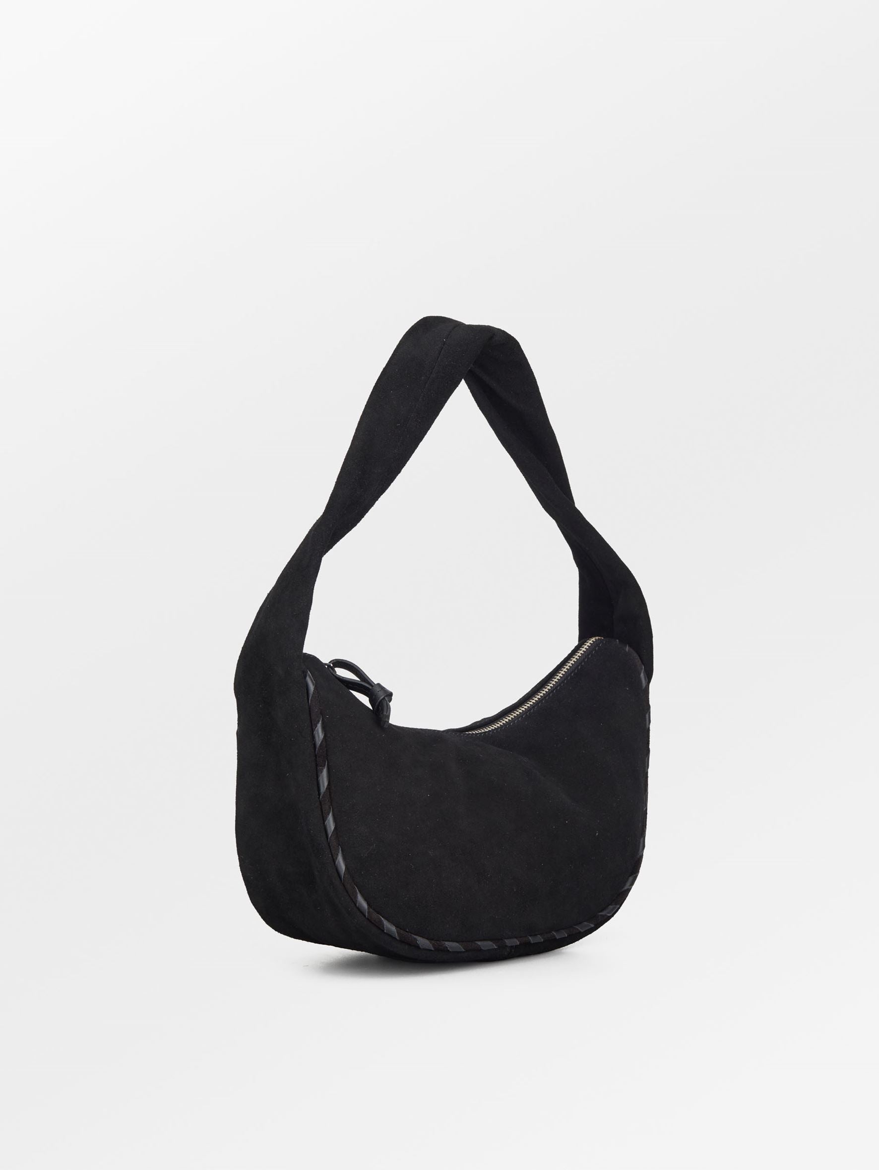 Suede Veg Talia Bag - Black OneSize Becksöndergaard.dk