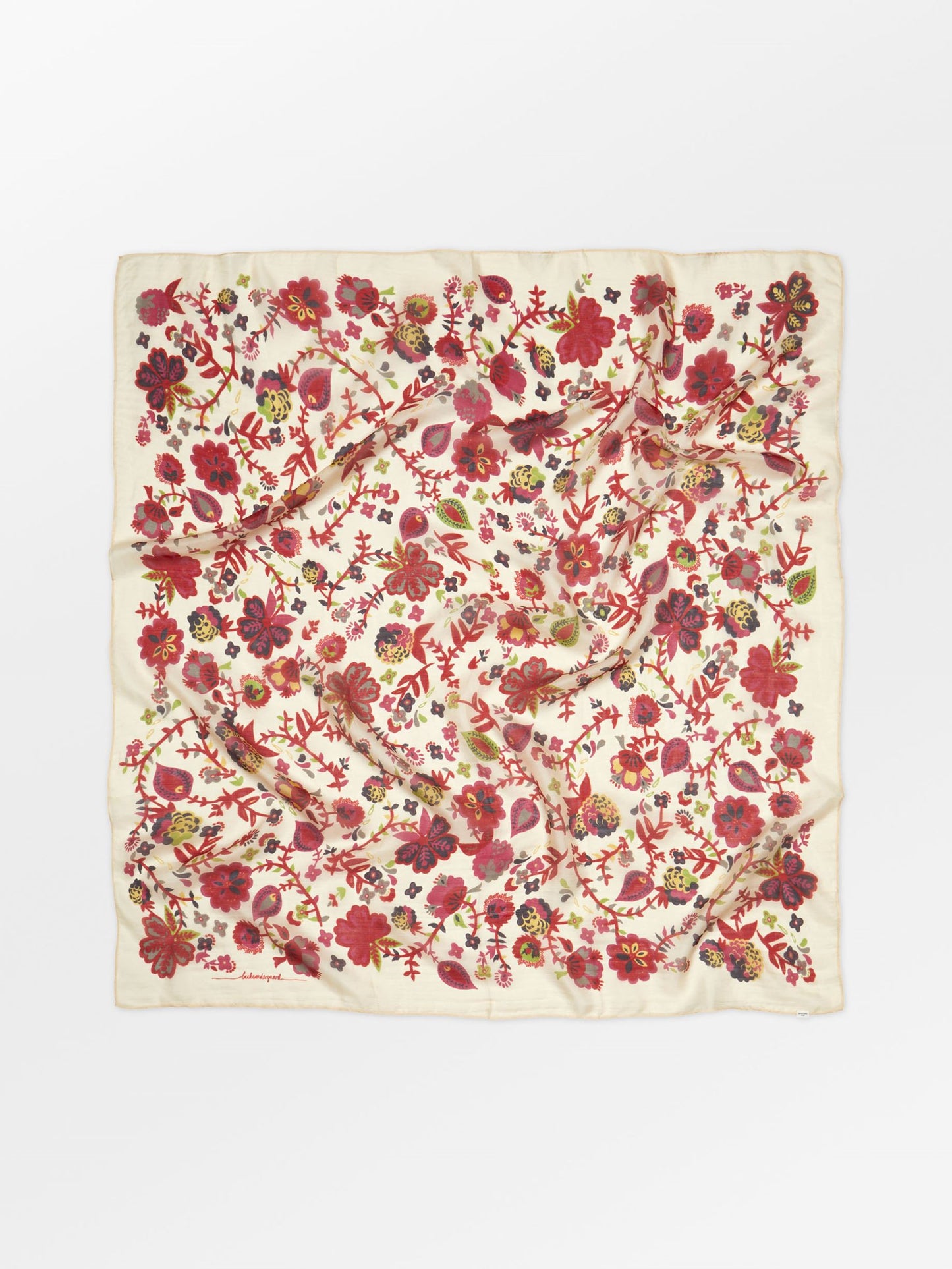 Becksöndergaard, Bromflora Tabby Sia Scarf - Birch White, scarves, scarves, scarves, scarves, black week, black week