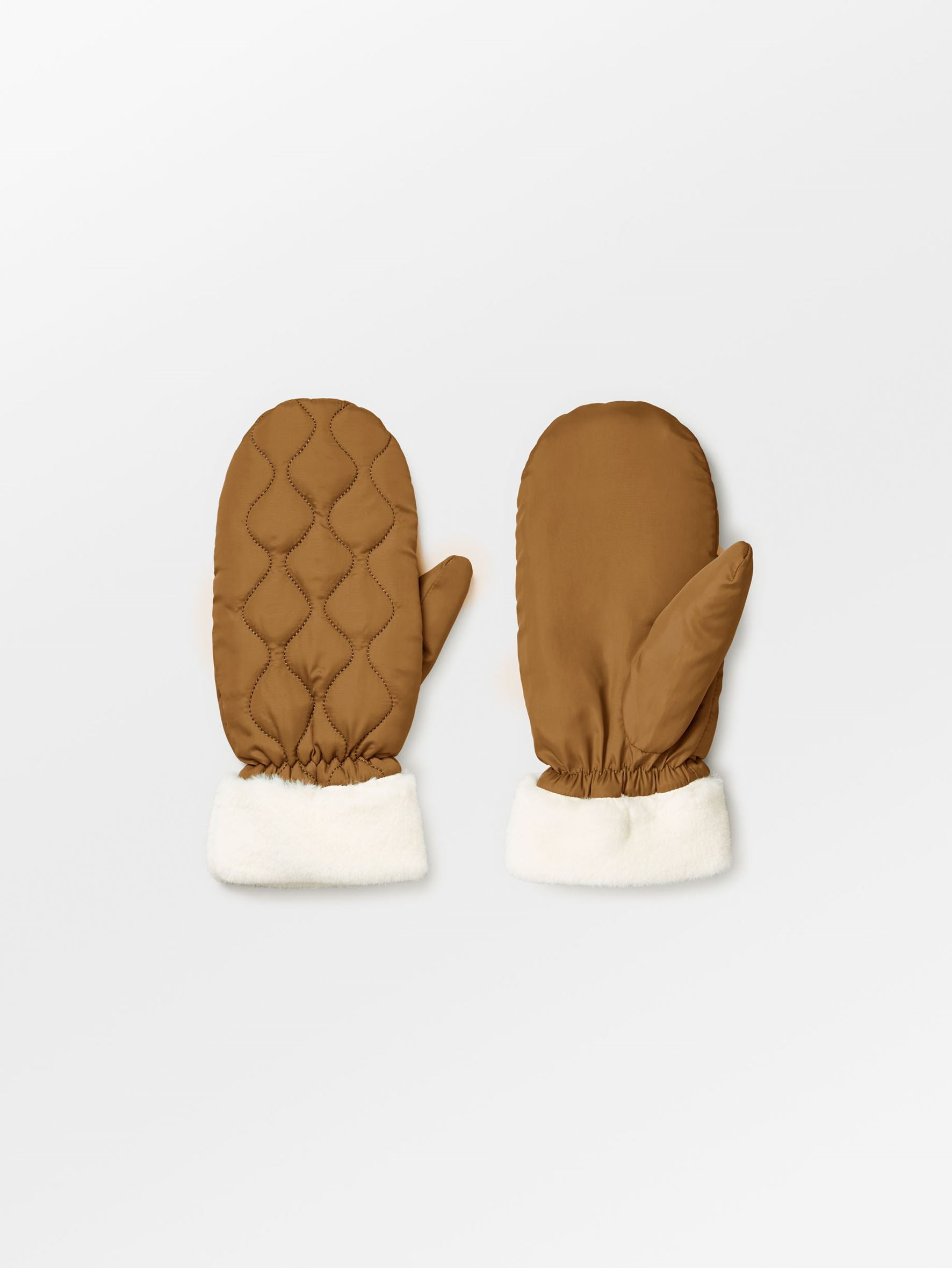 Makara Puff Mittens - Brun Clothing Becksöndergaard.dk   