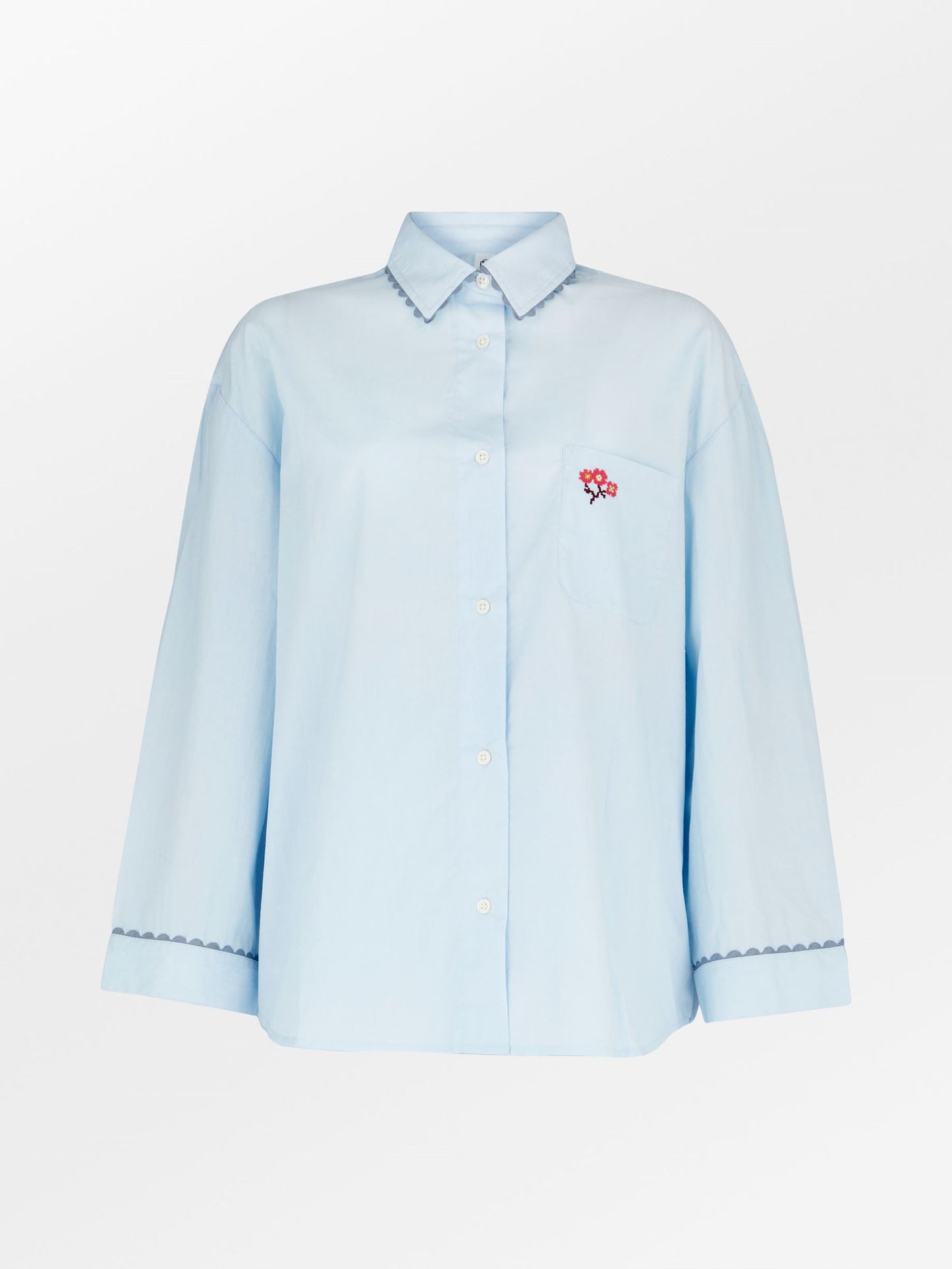 Scallop Flotile Pyjamas Shirt Clothing Becksöndergaard.dk