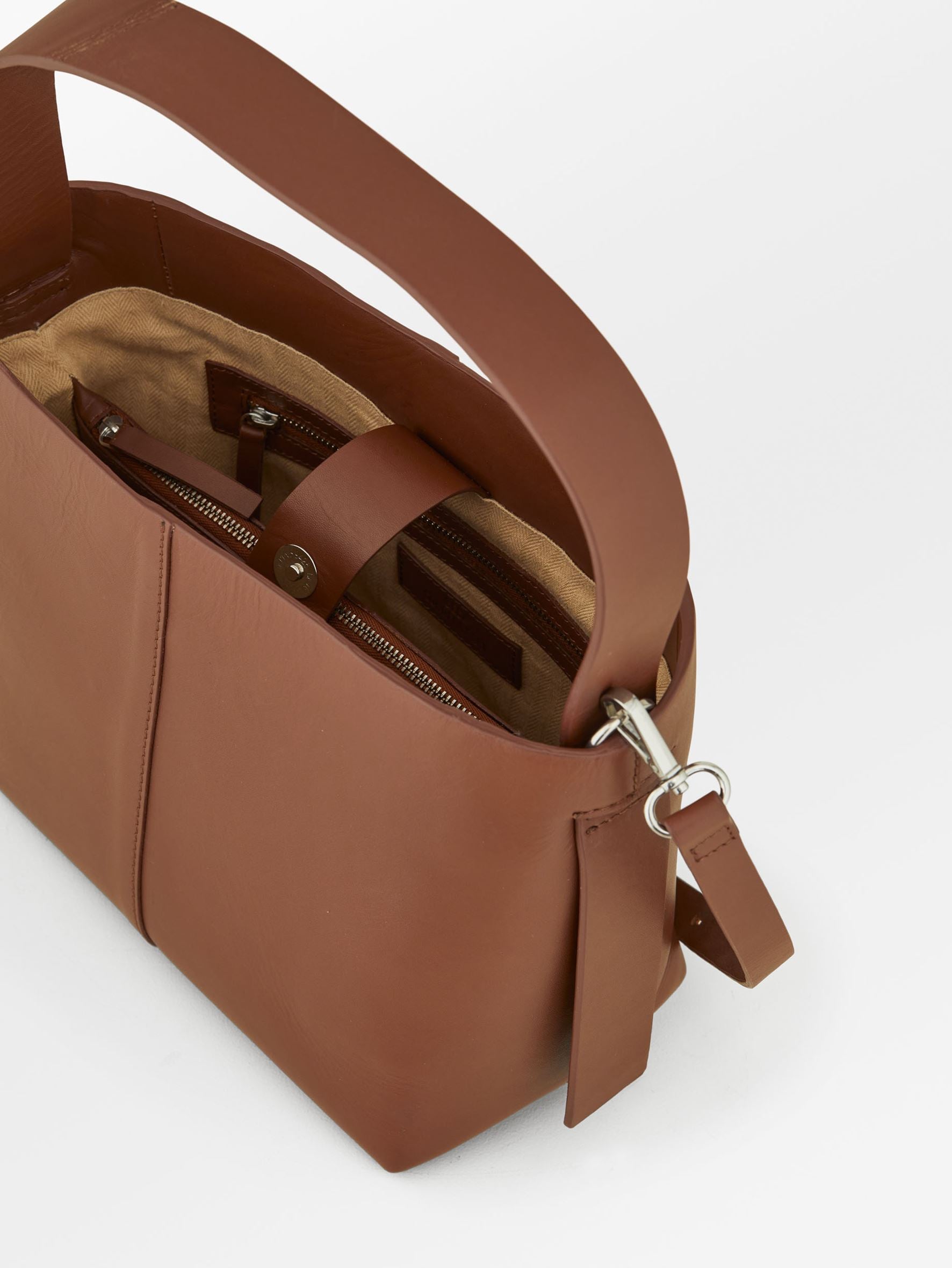 Becksöndergaard, Nappa Fraya Small Bag - Mocha Brown, onesize