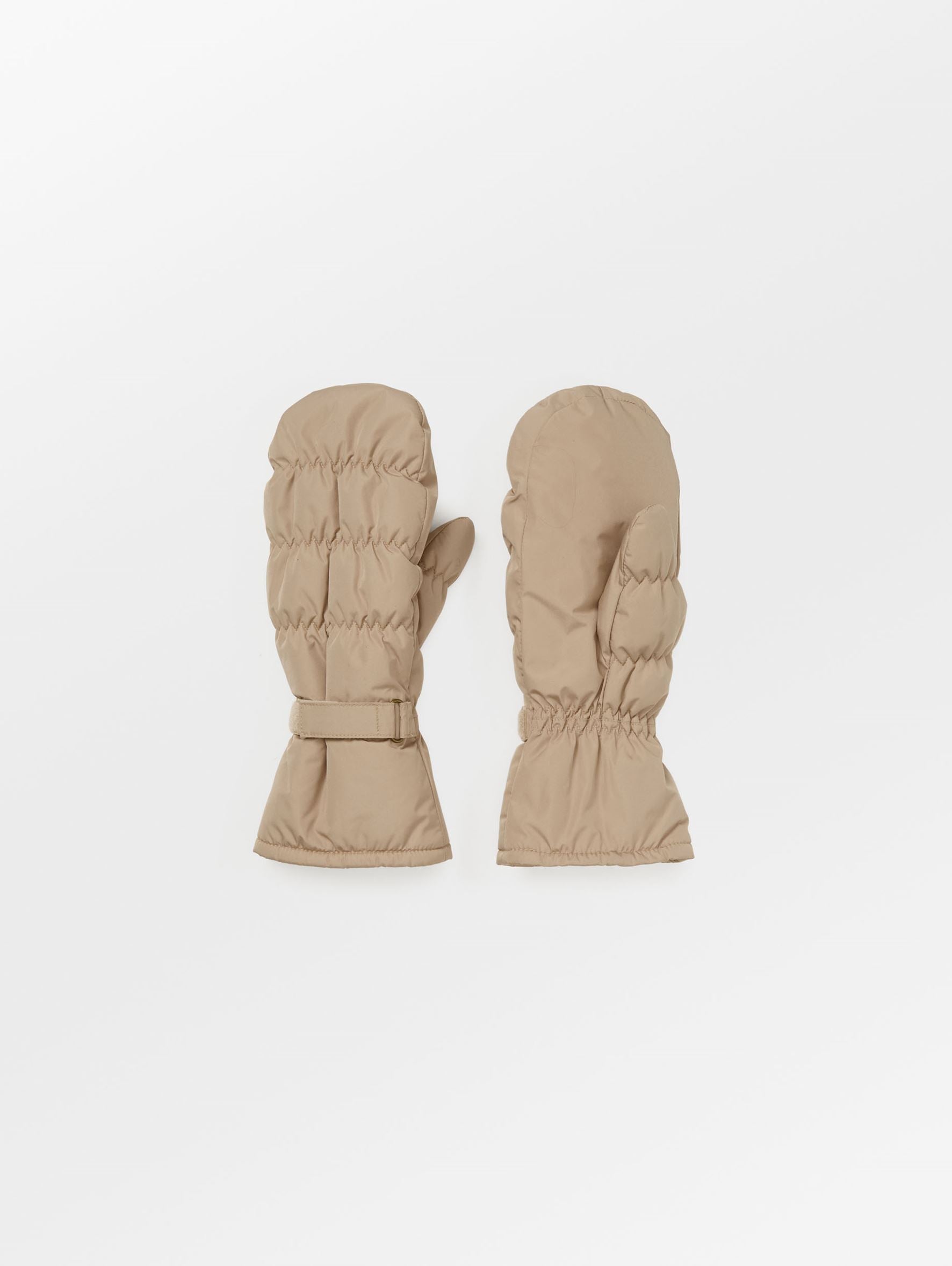 Becksöndergaard, Padded Nylona Mitten - Ginger Beige, accessories, accessories, winter accessories, winter accessories, gifts, black week, black week