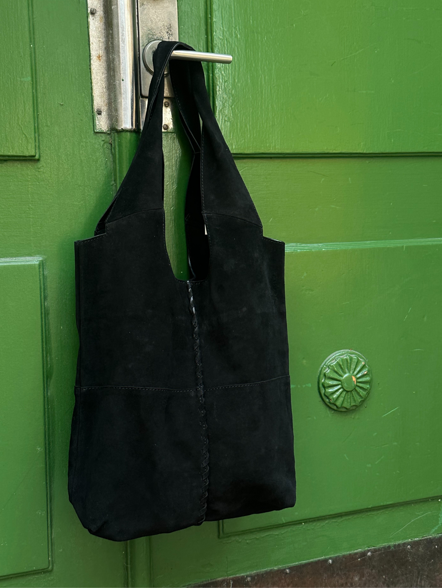 Becksöndergaard, Suede Demi Bag - Black, onesize