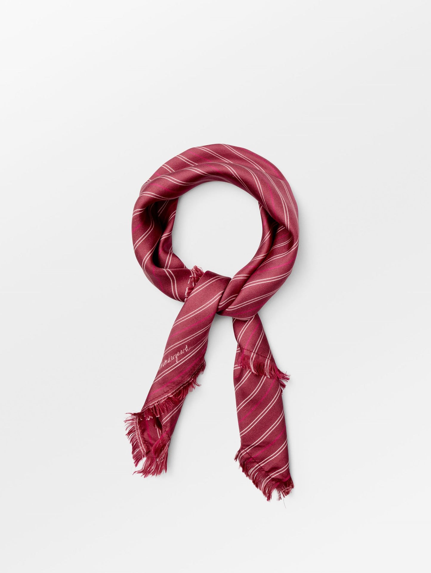 Becksöndergaard, Strifilia Sia Scarf - Tibetan Red, scarves, scarves, scarves, scarves, gifts, black week, black week