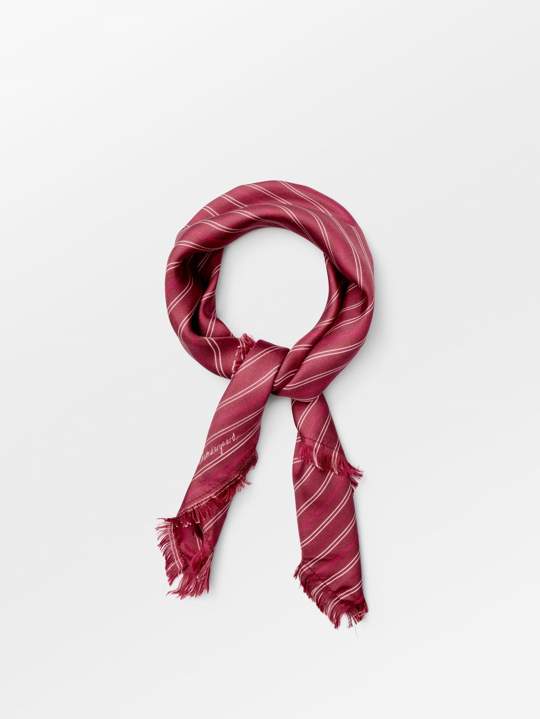 Becksöndergaard, Strifilia Sia Scarf - Tibetan Red, scarves, scarves, scarves, scarves, gifts, black week, black week