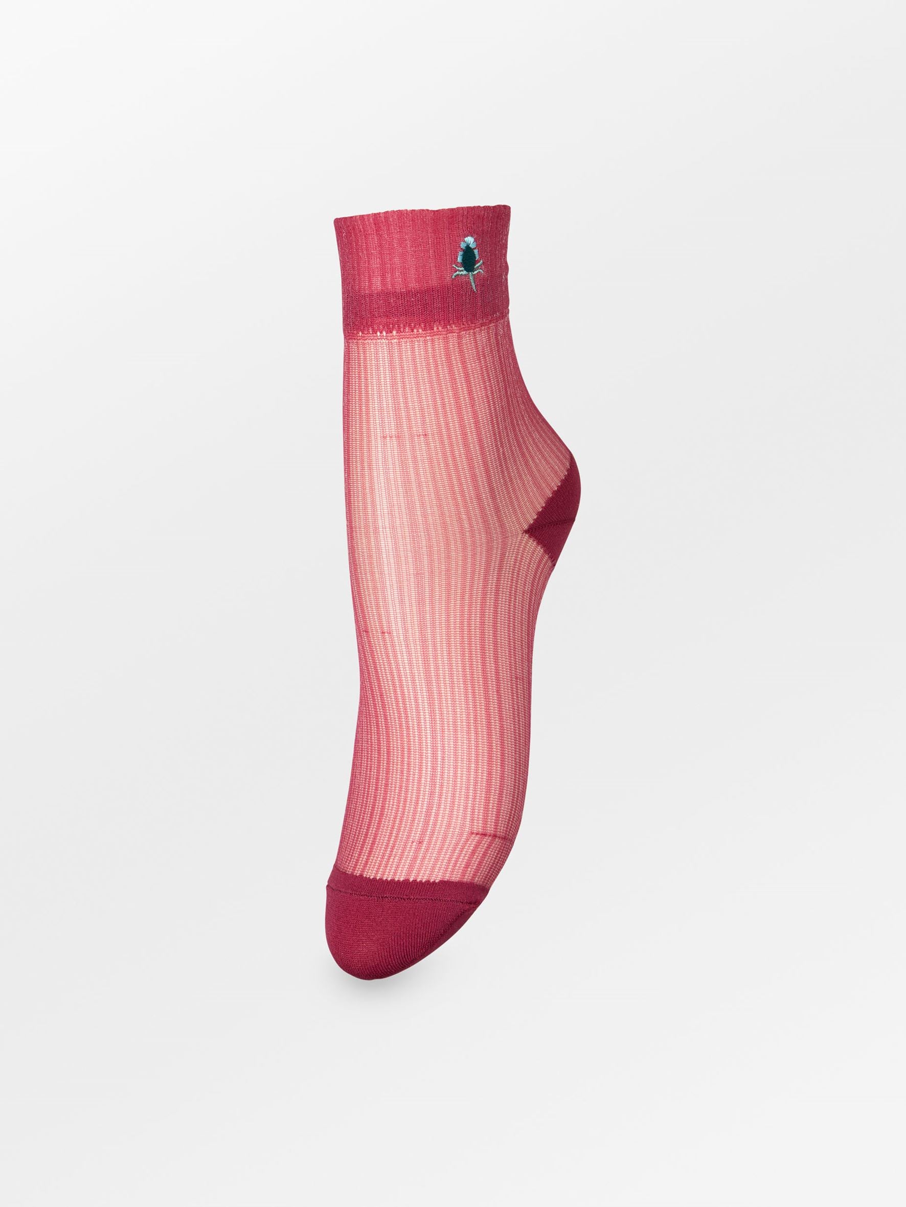 Bloomy Sheer Sock Socks Becksöndergaard.dk