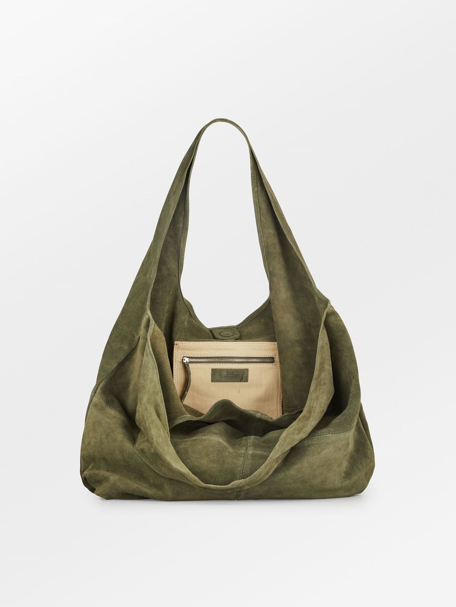 Becksöndergaard, Suede Dalliea Bag - Army, bags, bags, sale, sale, bags, bags, bags