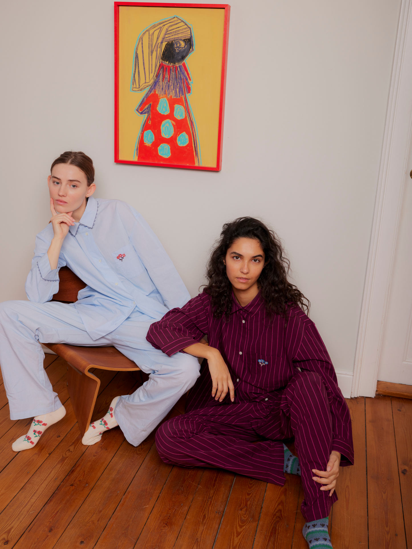 Scallop Flotile Pyjamas Shirt Clothing Becksöndergaard.dk