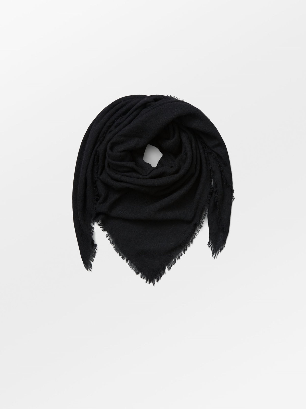 Becksöndergaard, Cashma Scarf - Black/Black, scarves, scarves, winter accessories, winter accessories, scarves, scarves