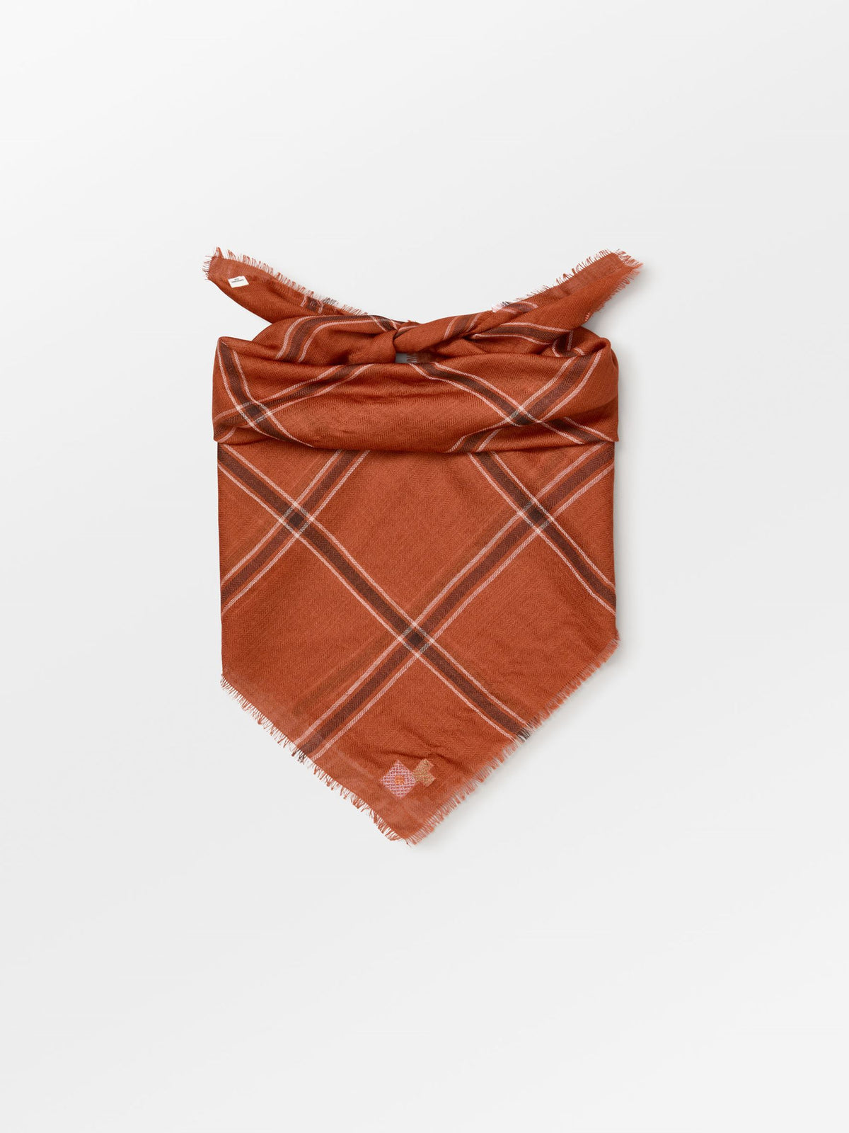 Becksöndergaard, Gridwyn Woo Scarf - Tile Brown, spring summer 2027x