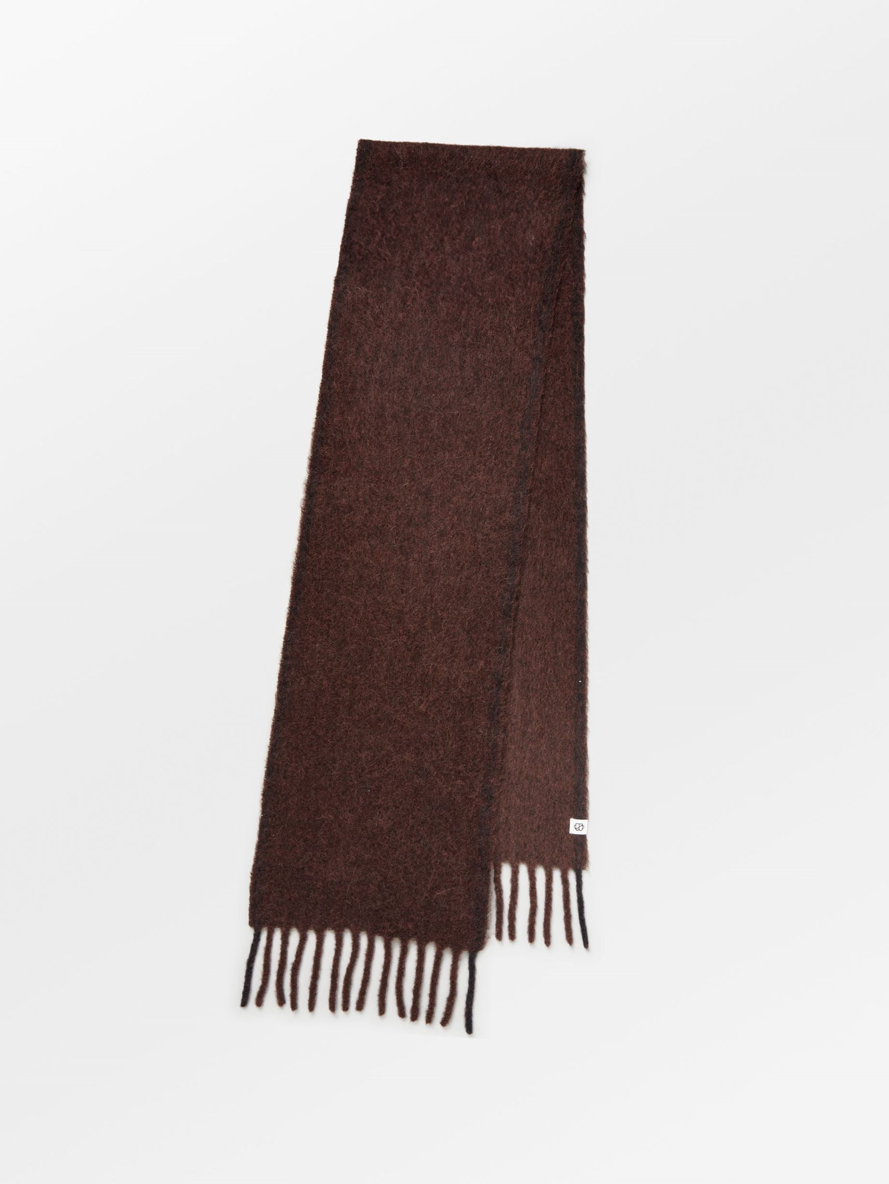 Solid Yuta Scarf - Brown OneSize Becksöndergaard.dk