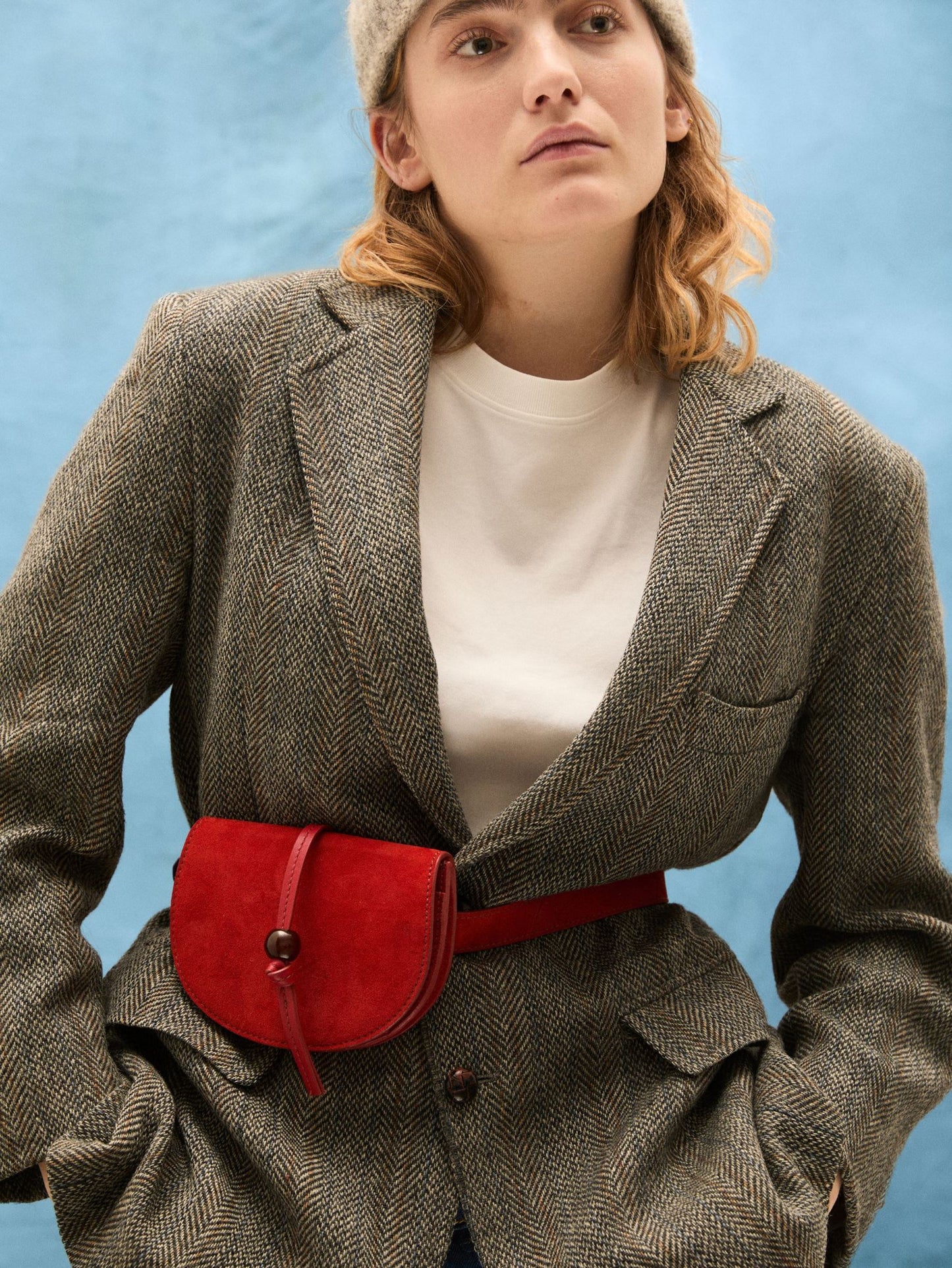 Suede Belt Bag OneSize Becksöndergaard.dk