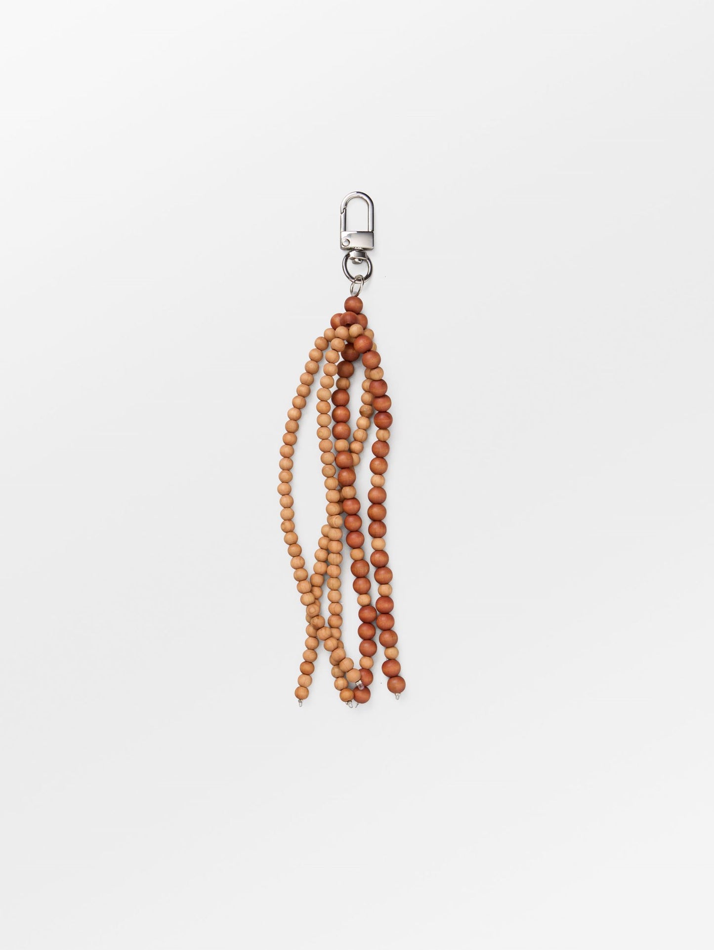 Beaded Wood Tassel Charm OneSize Becksöndergaard.dk