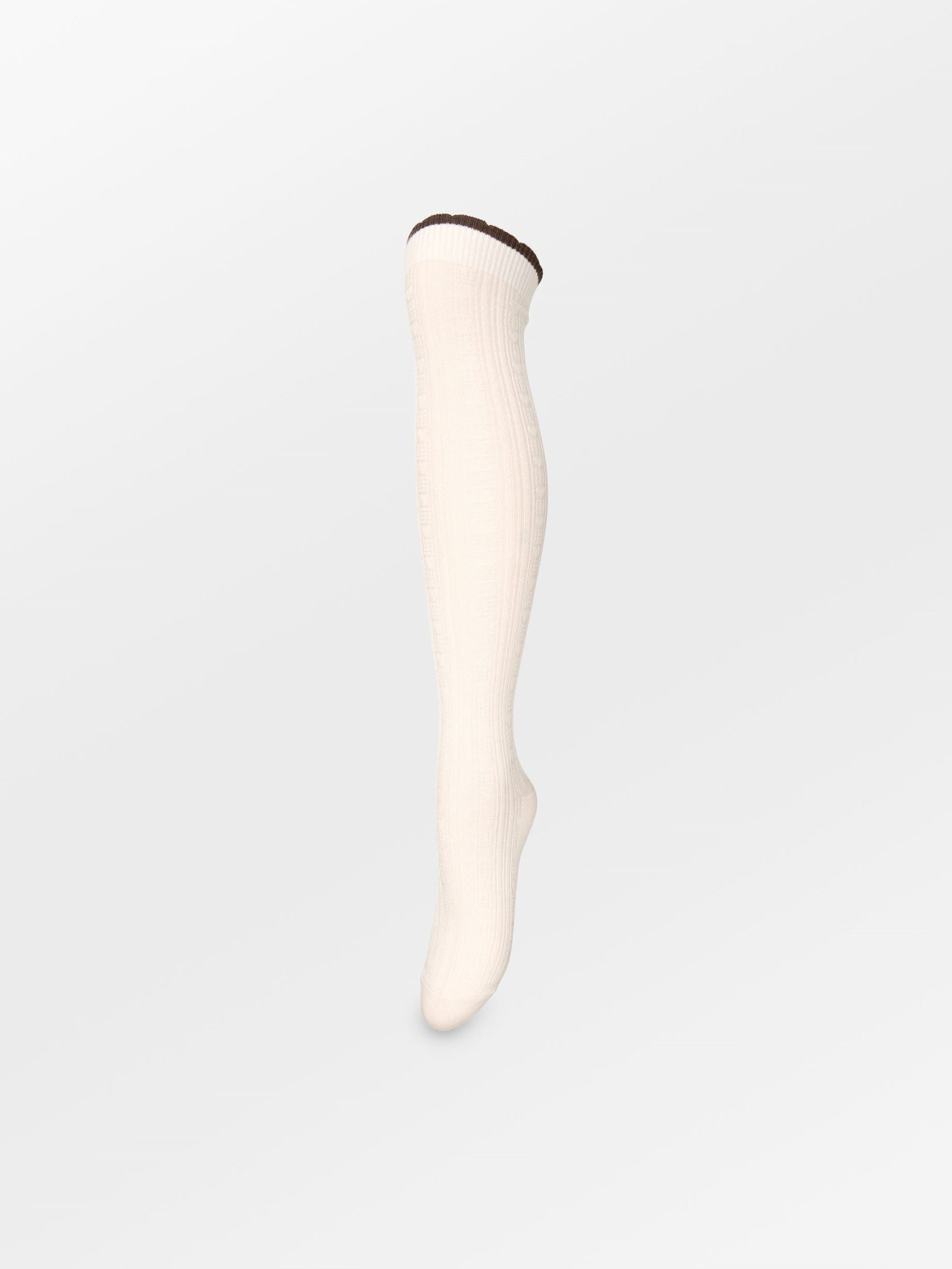 Scallop Knee Sock Socks Becksöndergaard.dk