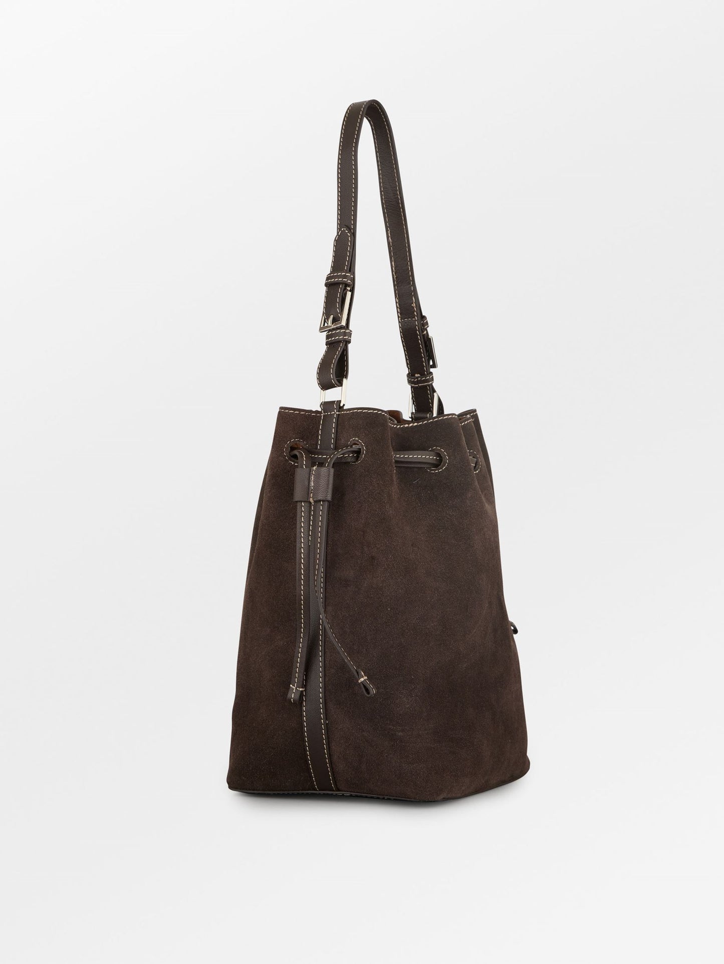 Suede Bucket Bag OneSize Becksöndergaard.dk