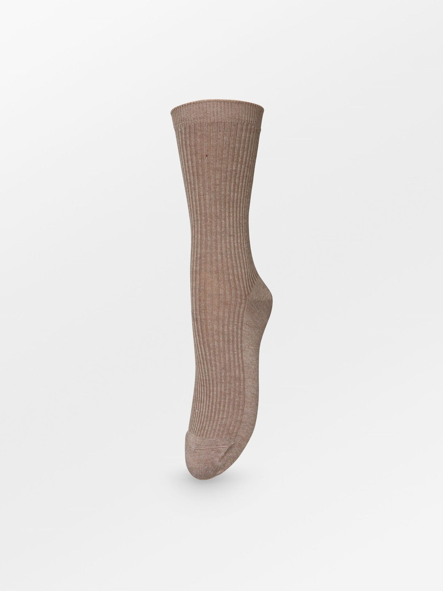 Telma Solid Strømpe - Beige Socks Becksöndergaard.dk