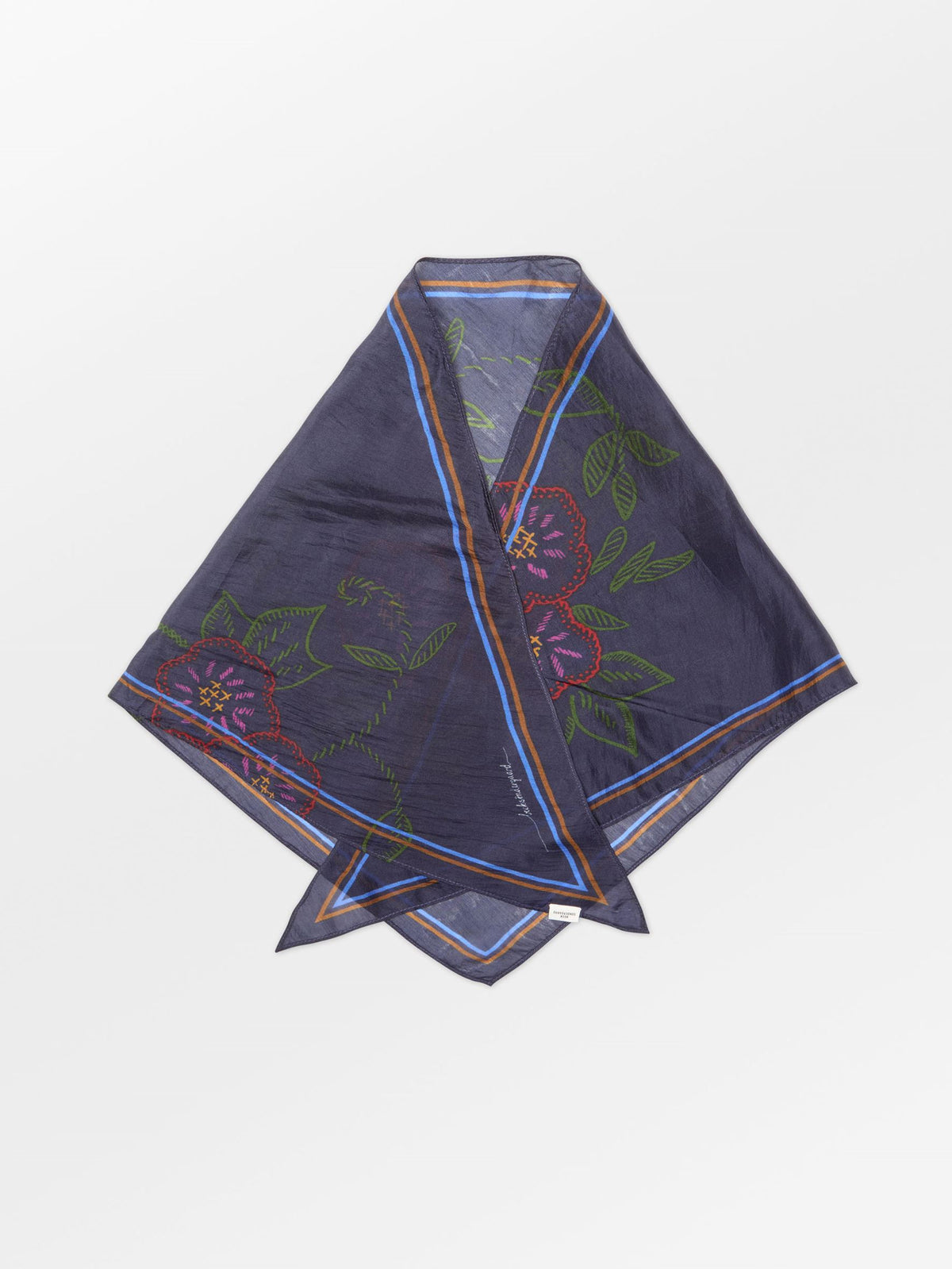 Becksöndergaard, Efloria Triangle Taby Scarf - Naval Academy Blue, scarves, scarves, mid season sale, mid season sale