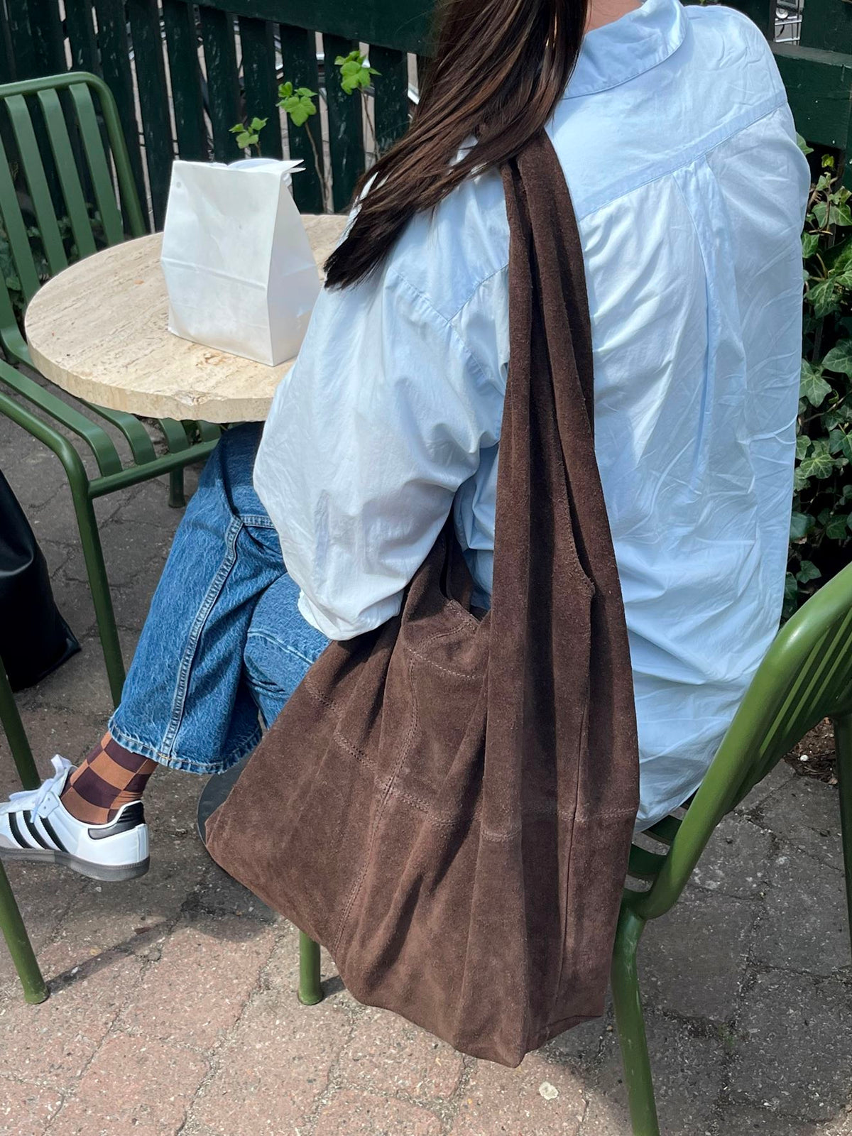 Suede Dalliea Shopper - Mørkebrun OneSize Becksöndergaard.dk
