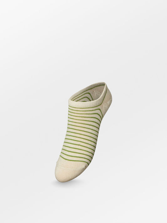 Stripe Glitter Sneakie Sock Socks Becksöndergaard.dk
