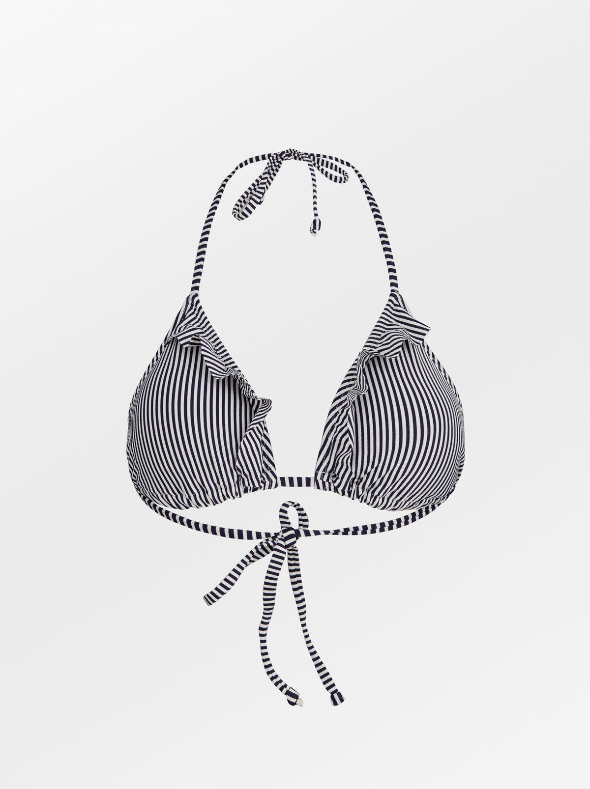 Striba Bel Frill Bikini Top - Maritime Blue Clothing Becksöndergaard.dk